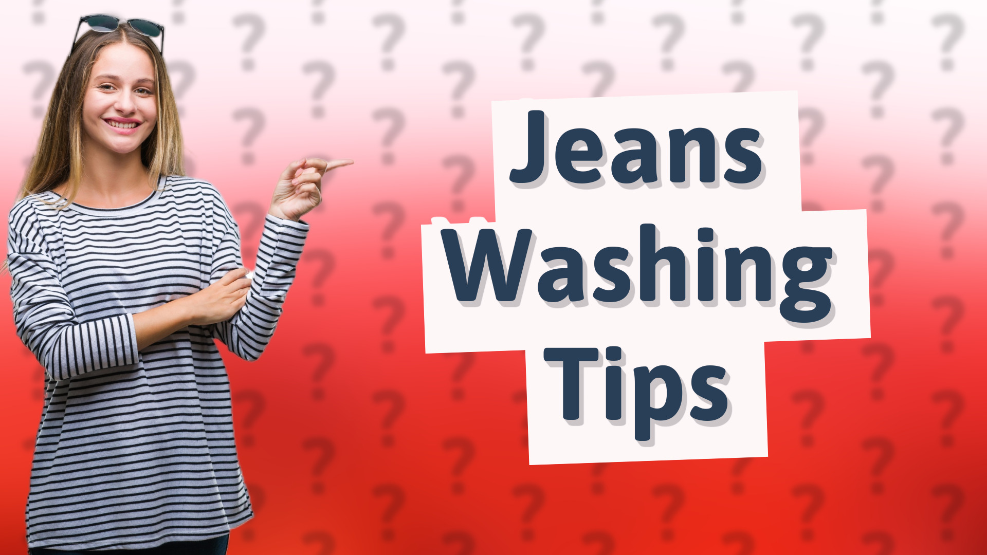 Jeans Washing Tips