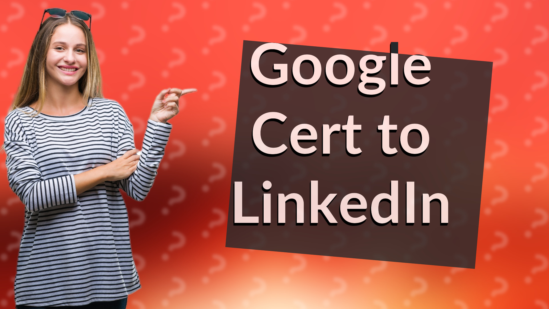 Google Cert to LinkedIn