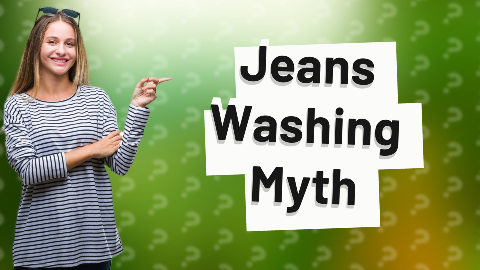 Jeans Washing Myth