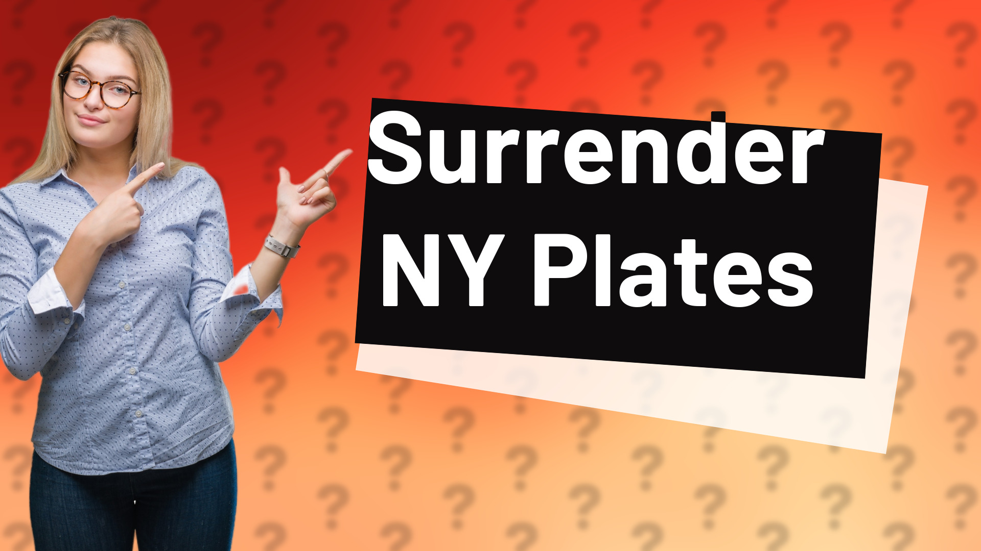 Surrender NY Plates