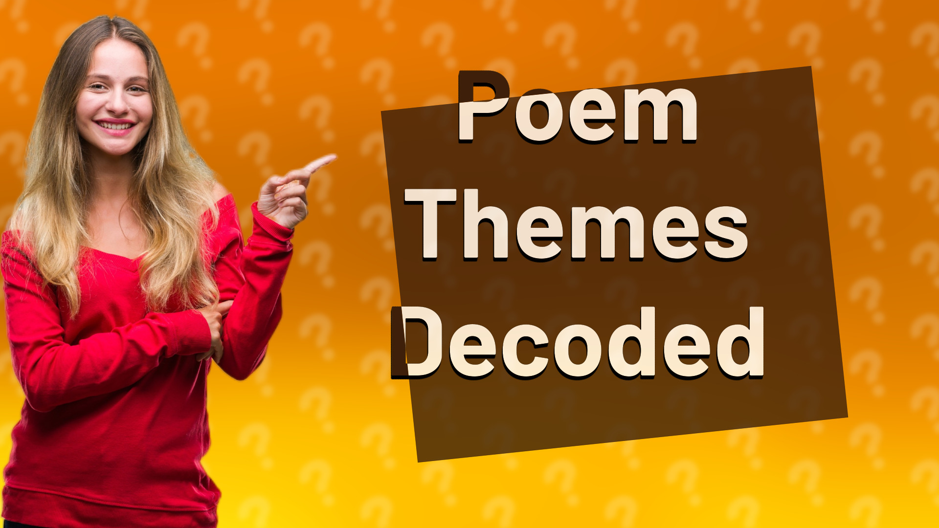 Poem Themes Decoded