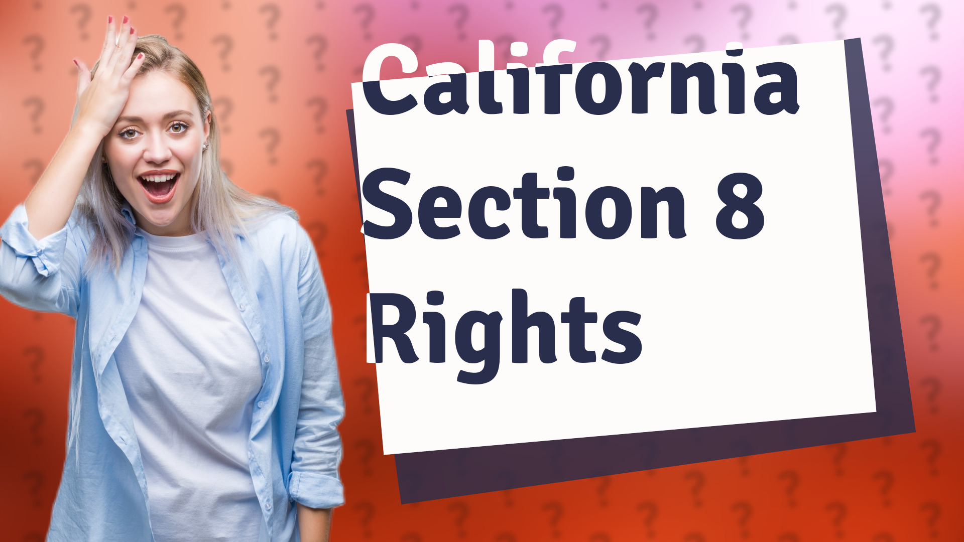 California Section 8 Rights