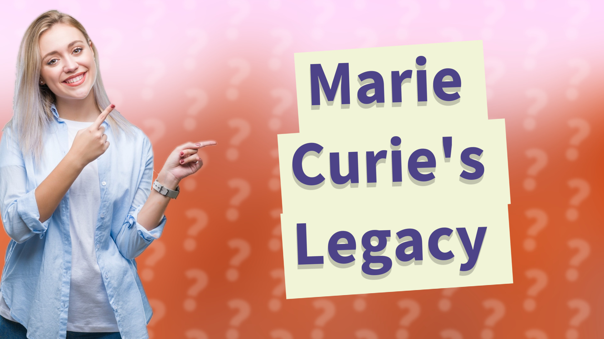 Marie Curie's Legacy