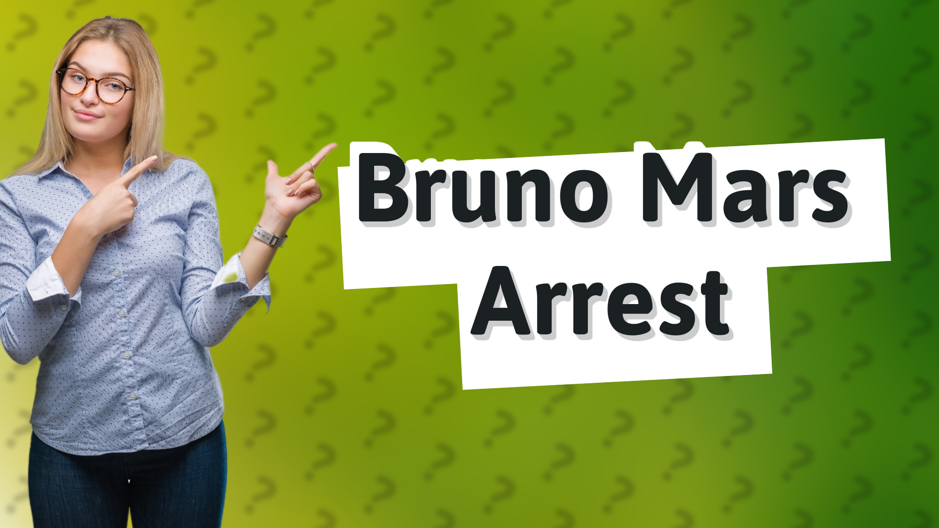 Bruno Mars Arrest