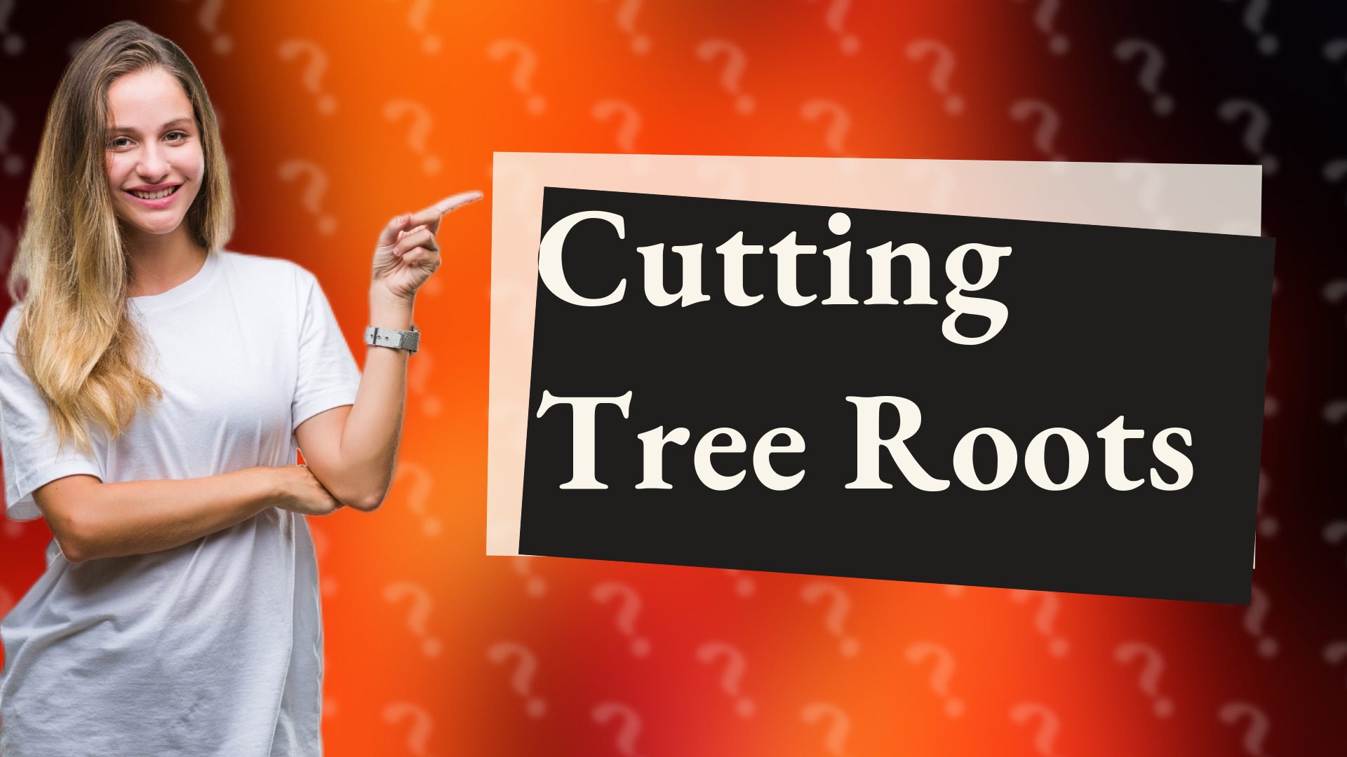 Cutting Tree Roots