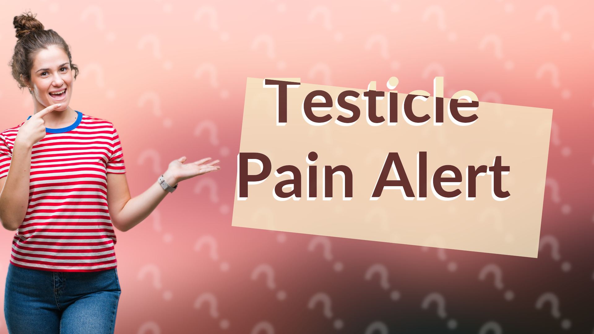 Testicle Pain Alert