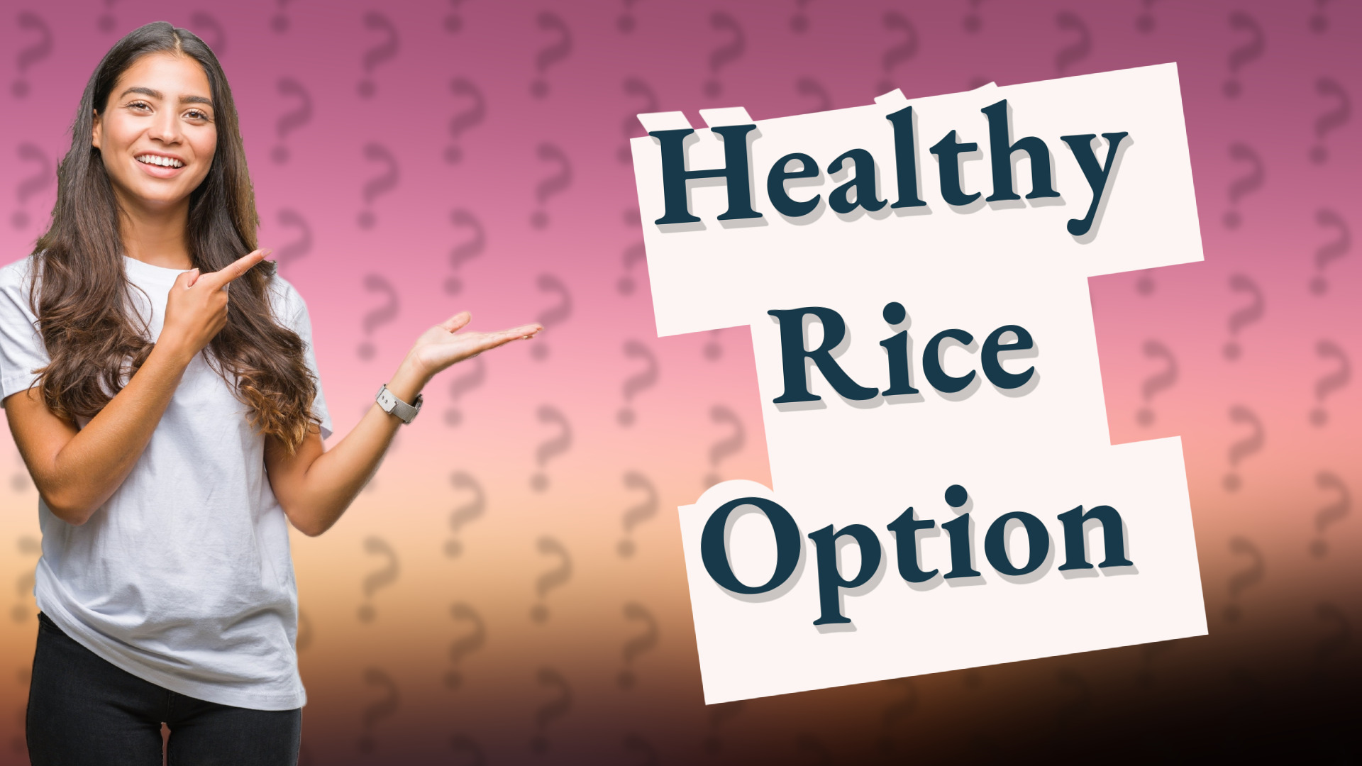 Healthy Rice Option