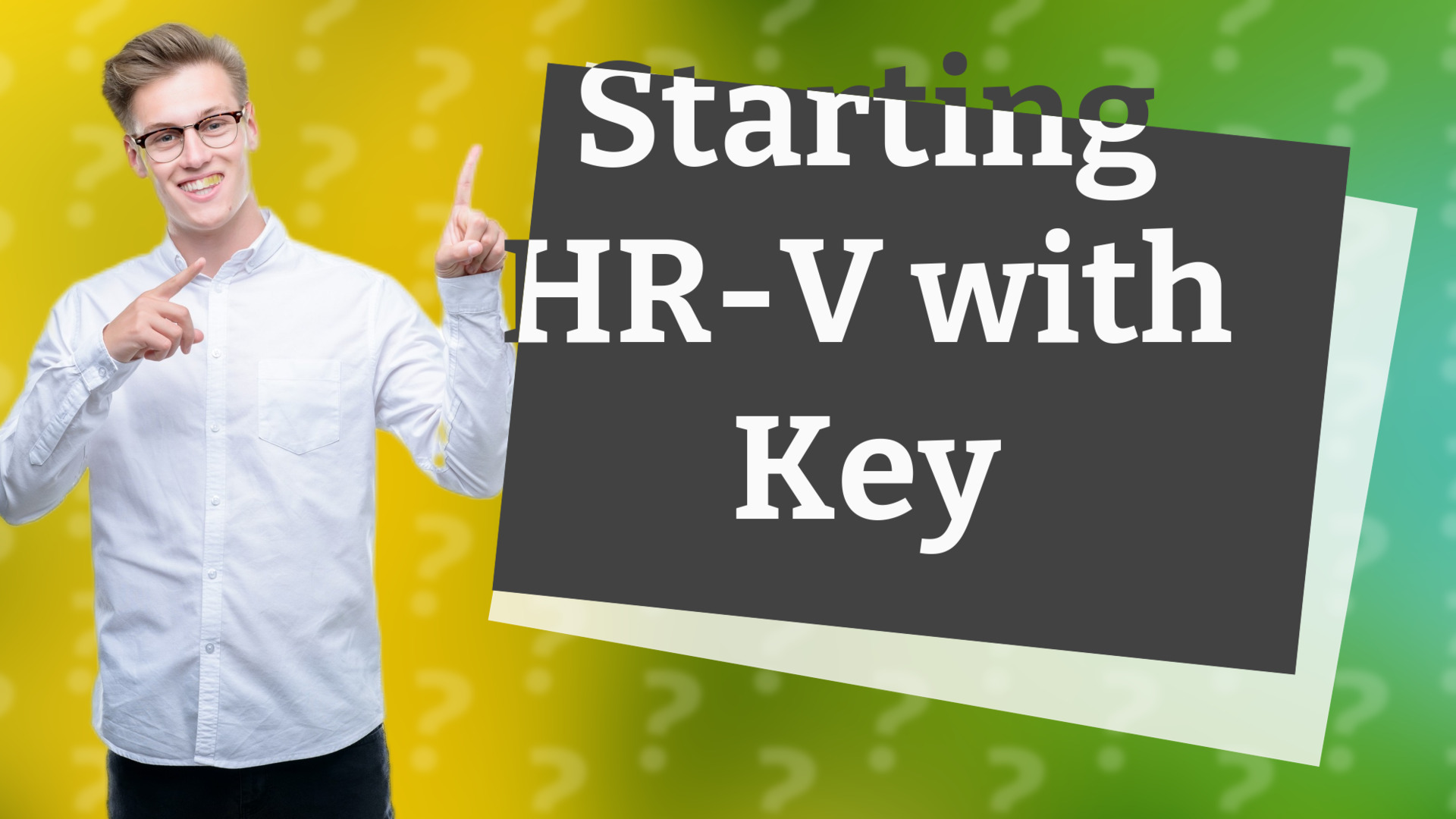Starting HR-V with Key