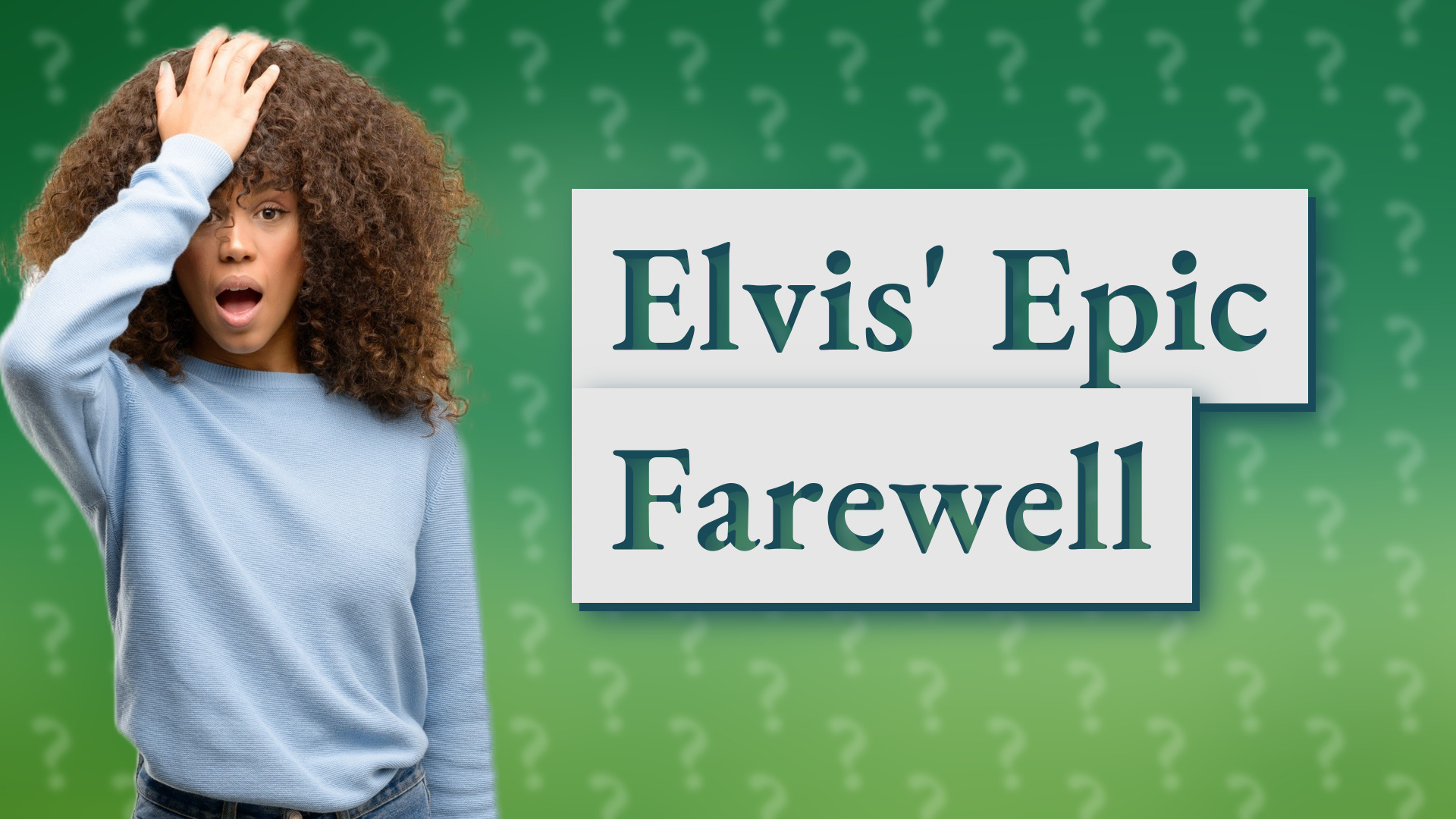Elvis' Epic Farewell
