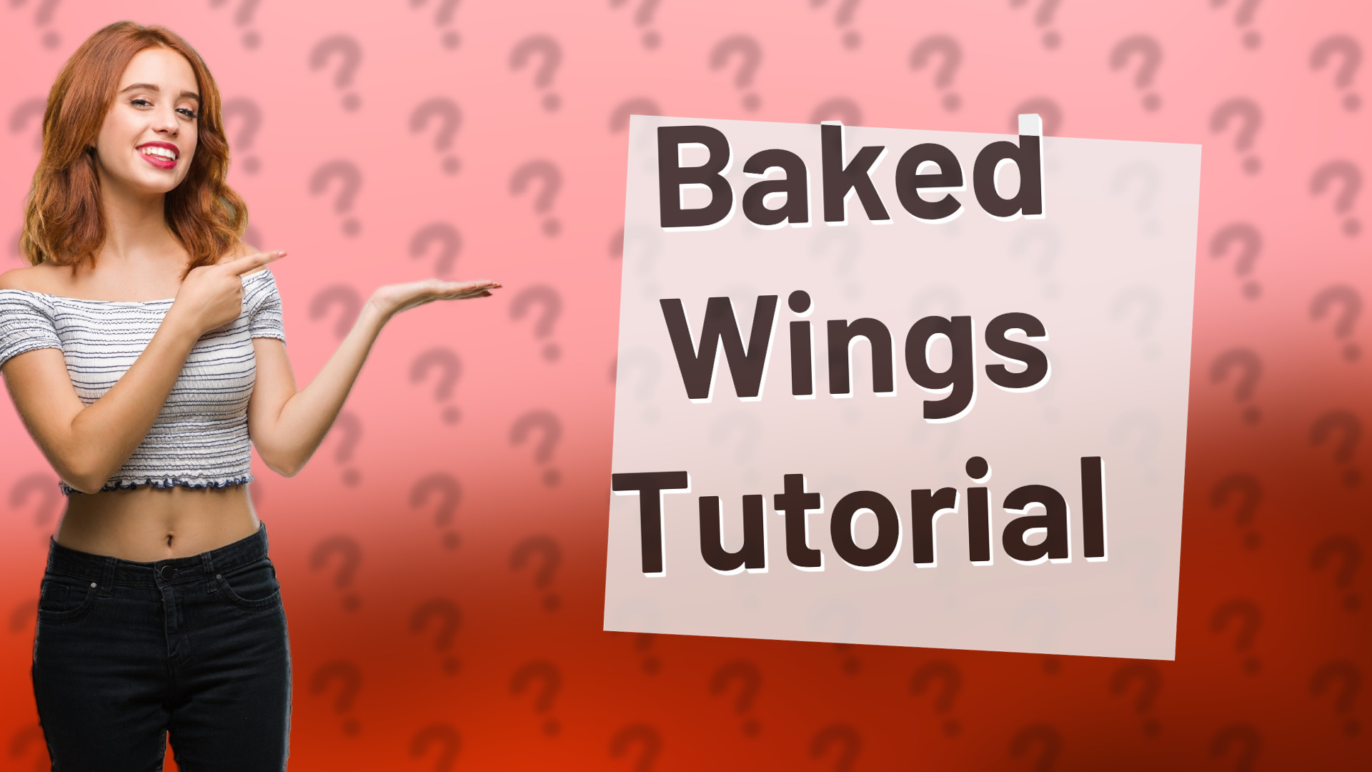 Baked Wings Tutorial