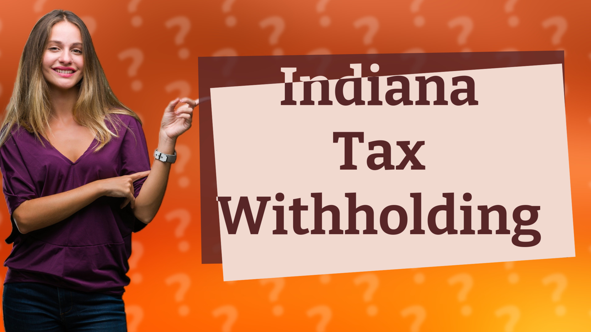 Indiana Tax Withholding