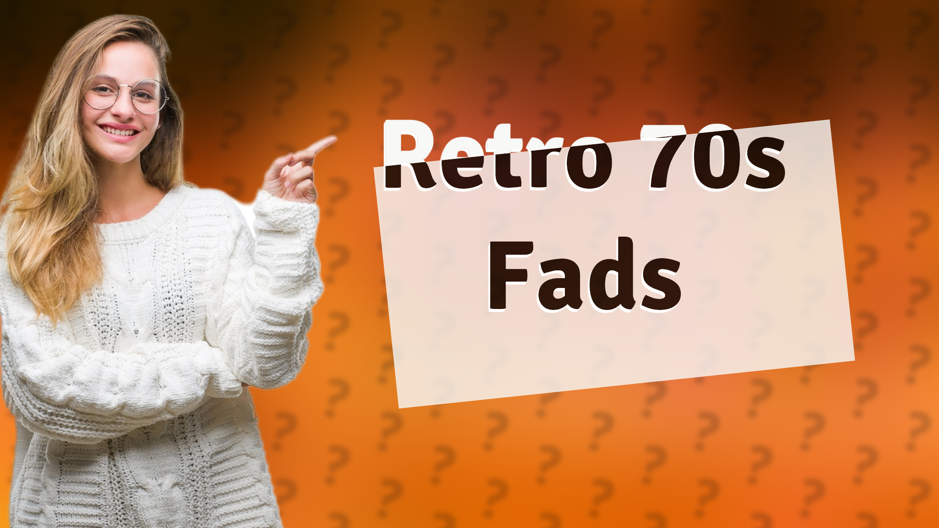 Retro 70s Fads