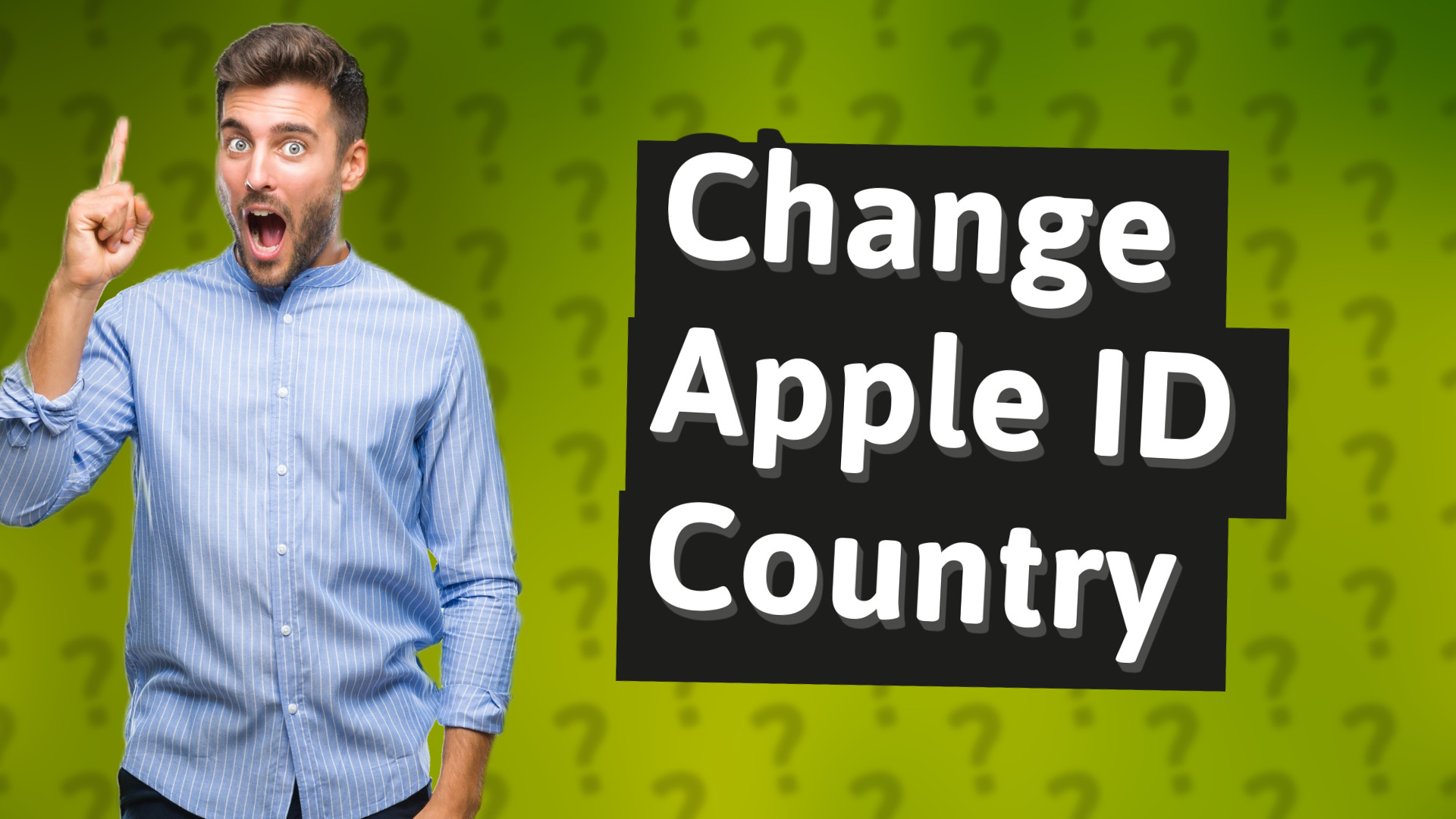 Change Apple ID Country
