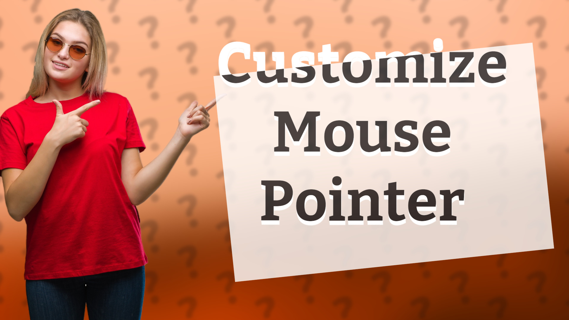 Customize Mouse Pointer