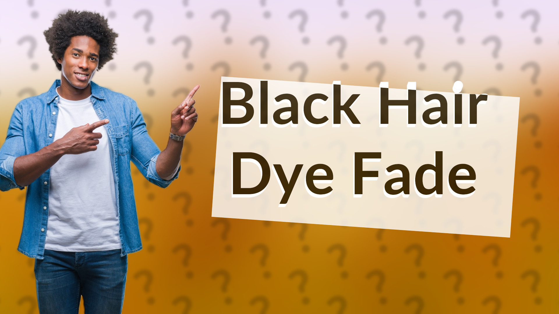 Black Hair Dye Fade