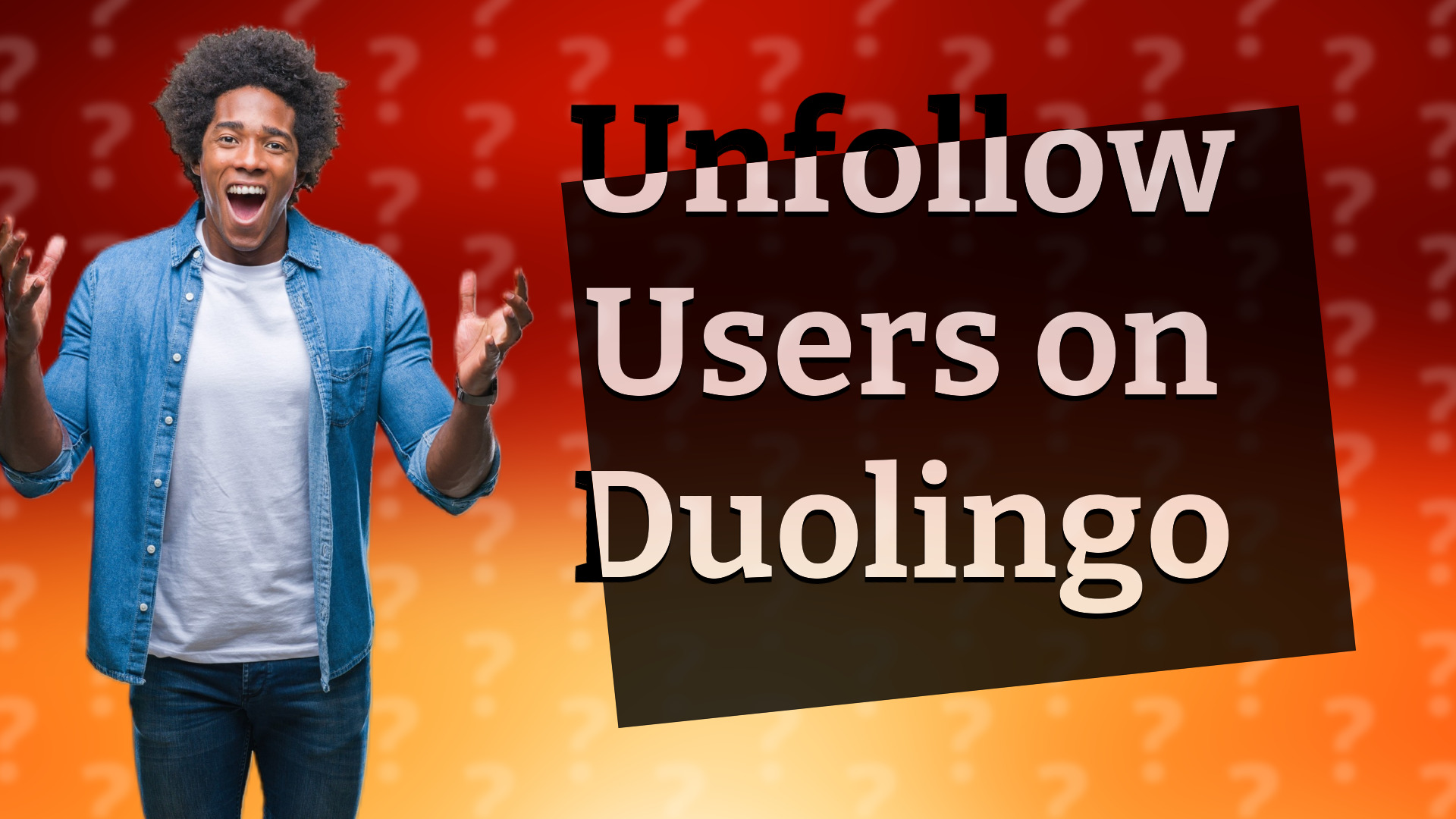 Unfollow Users on Duolingo