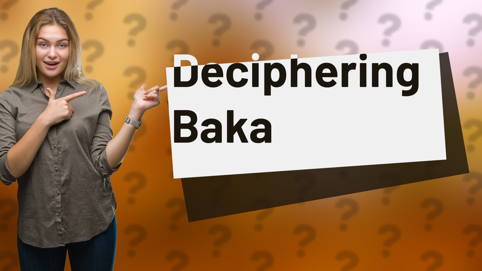 Deciphering Baka
