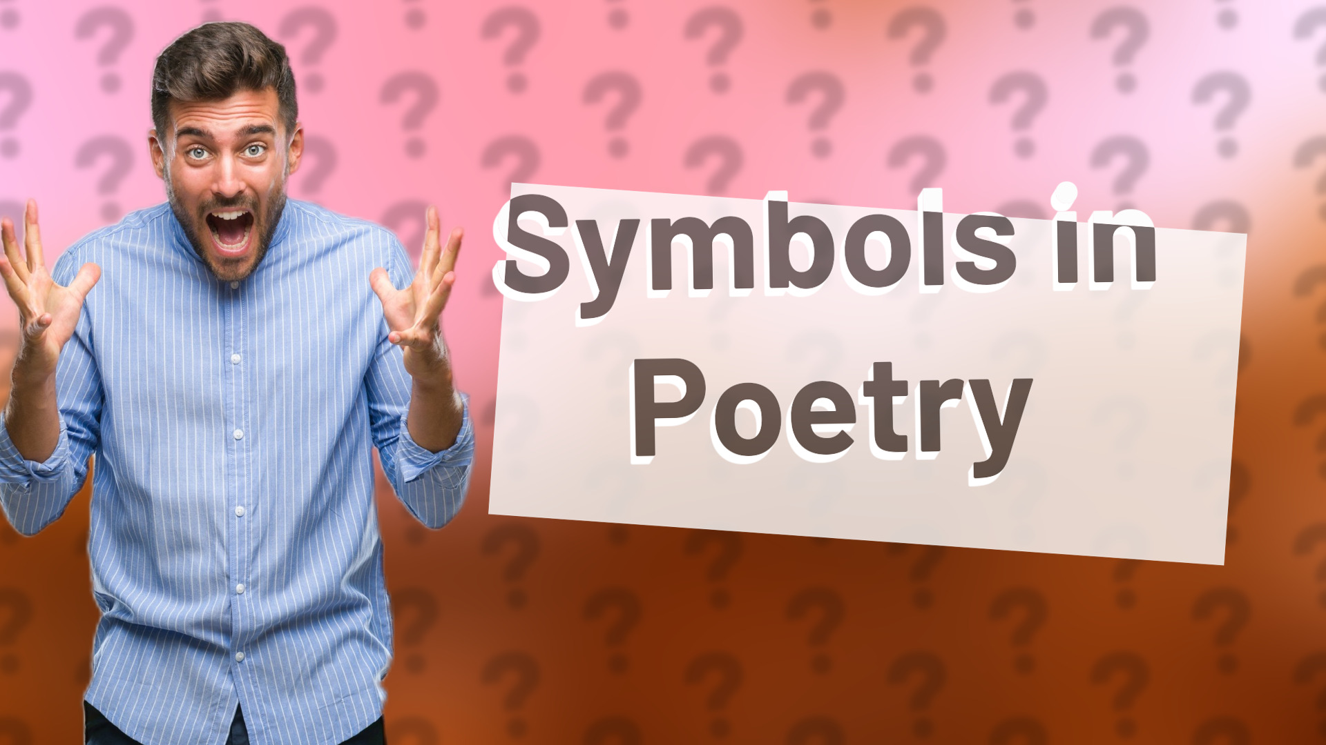 Symbols in Poetry