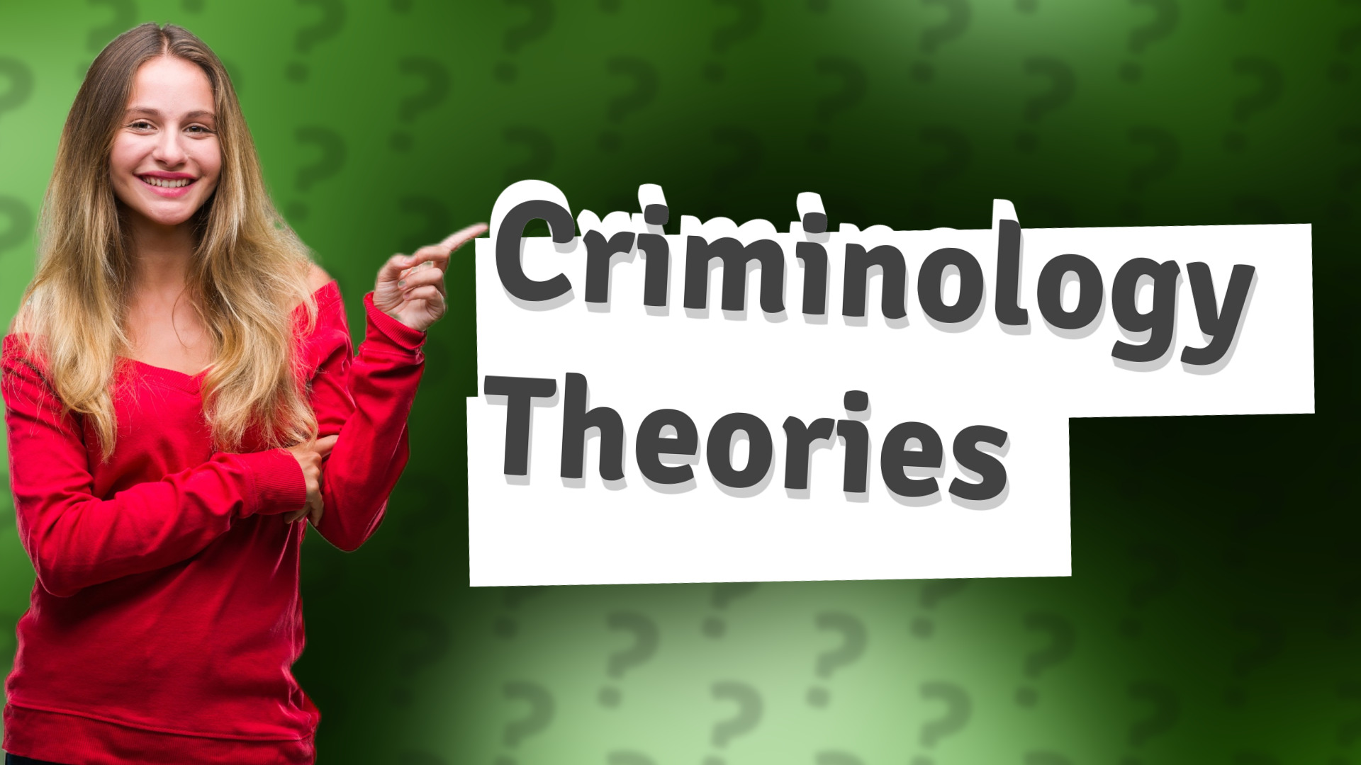 Criminology Theories