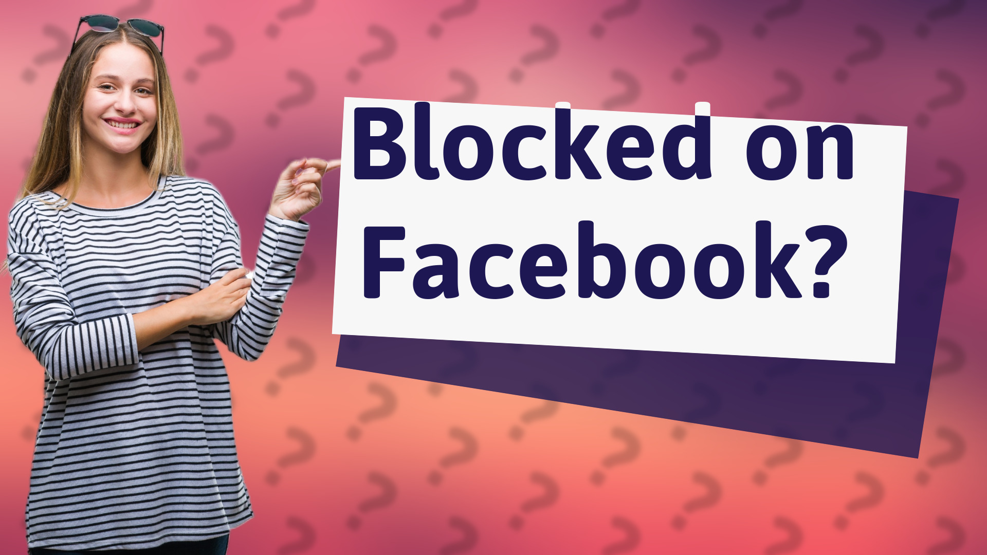 Blocked on Facebook?