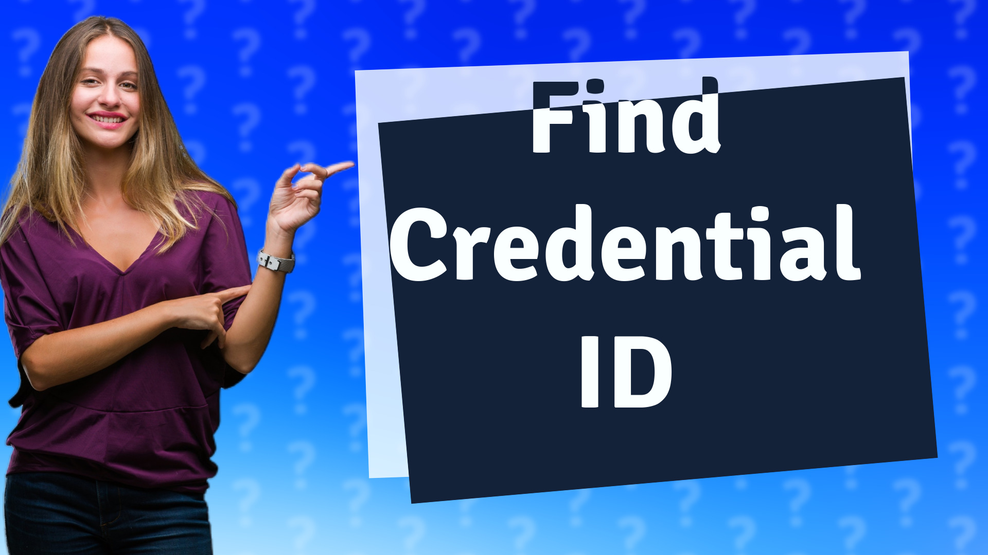 Find Credential ID