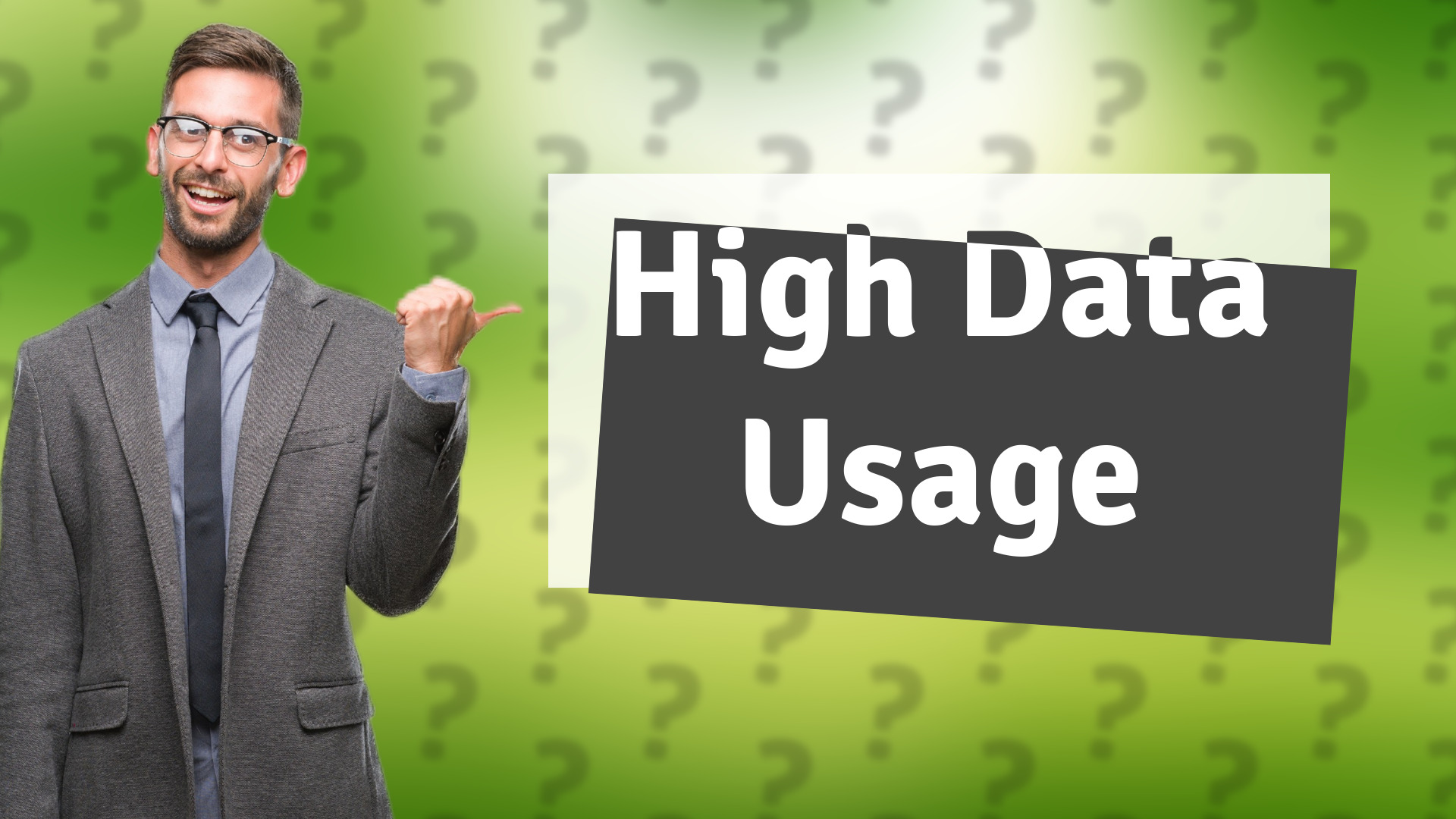High Data Usage