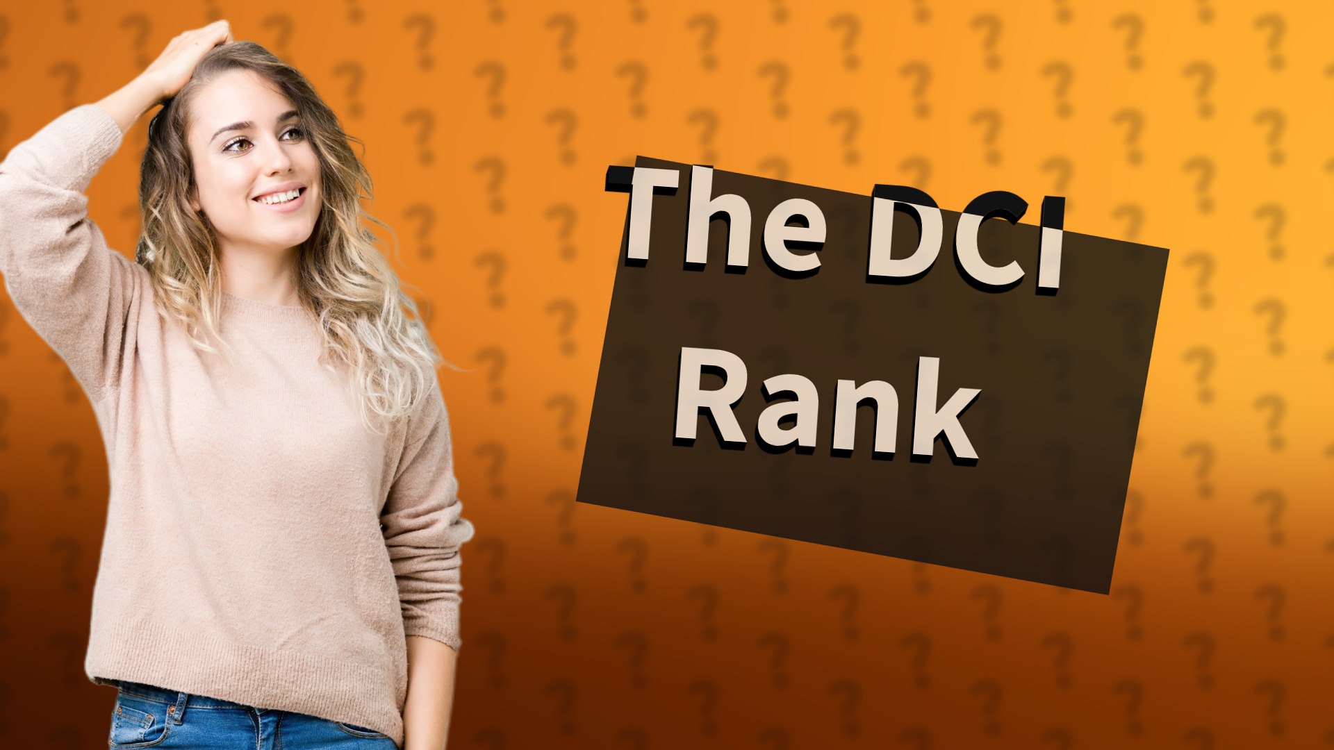 The DCI Rank