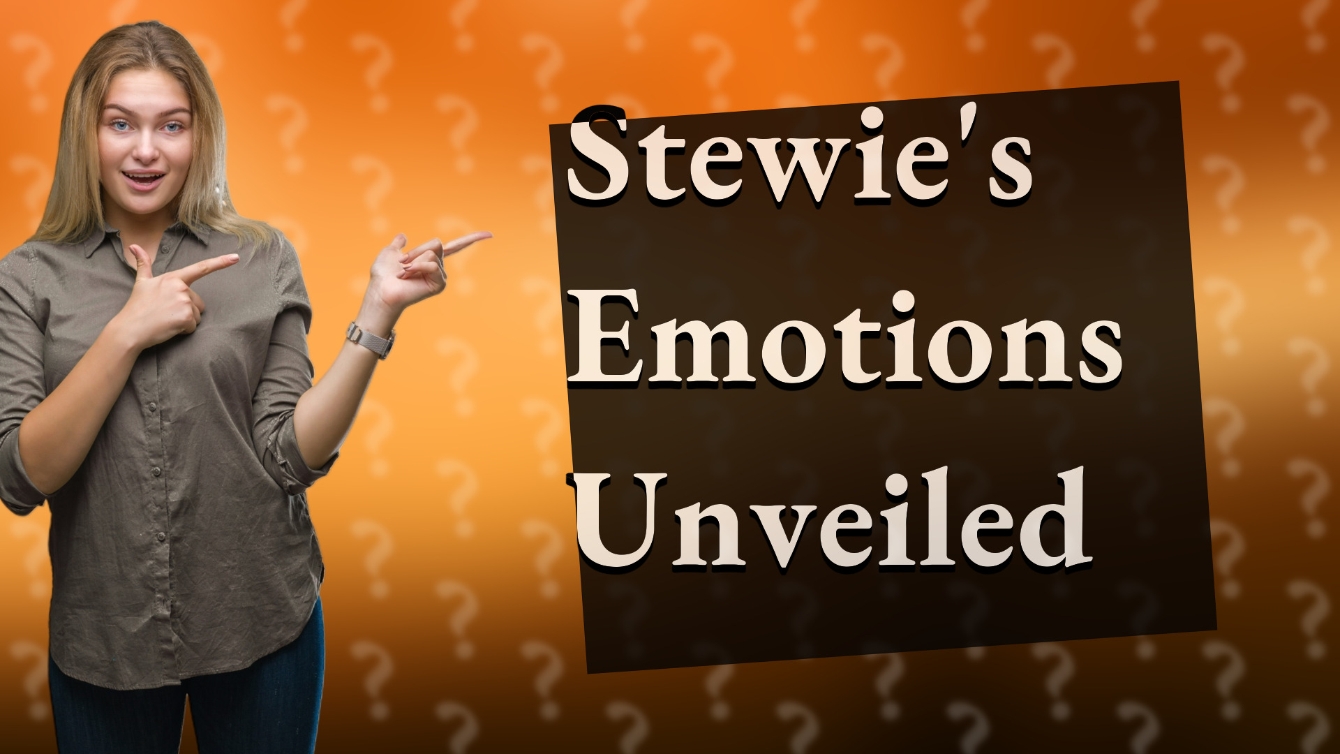 Stewie's Emotions Unveiled