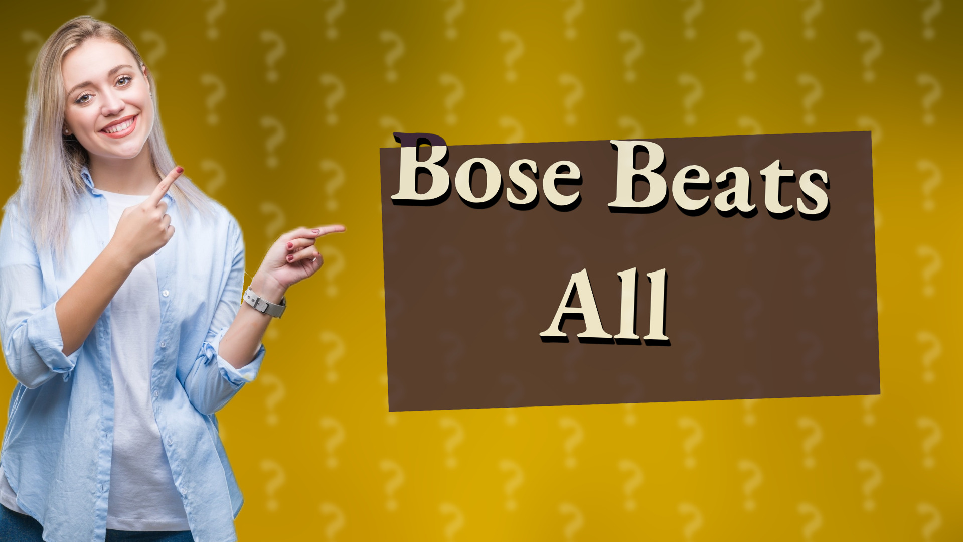 Bose Beats All