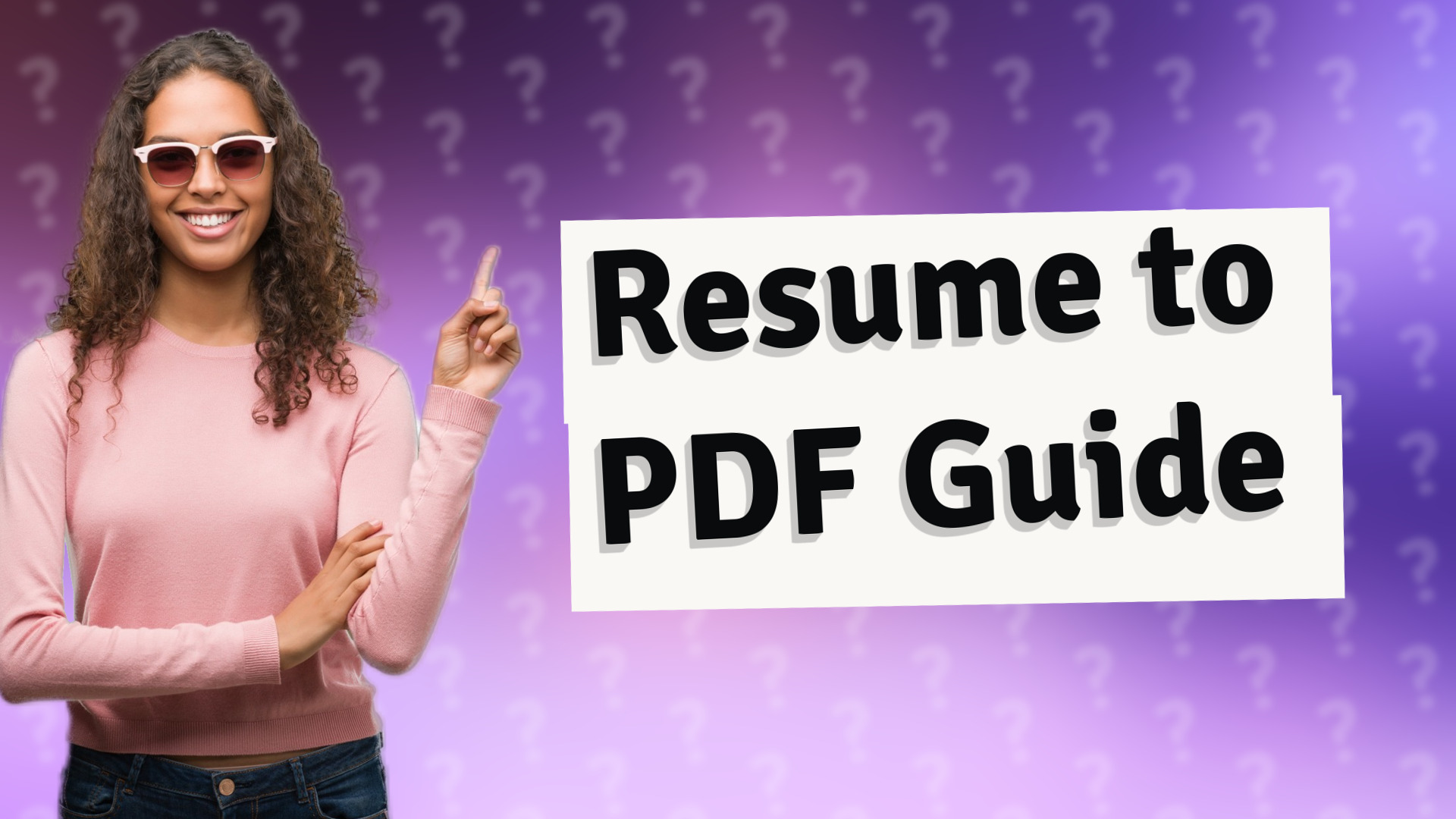 Resume to PDF Guide