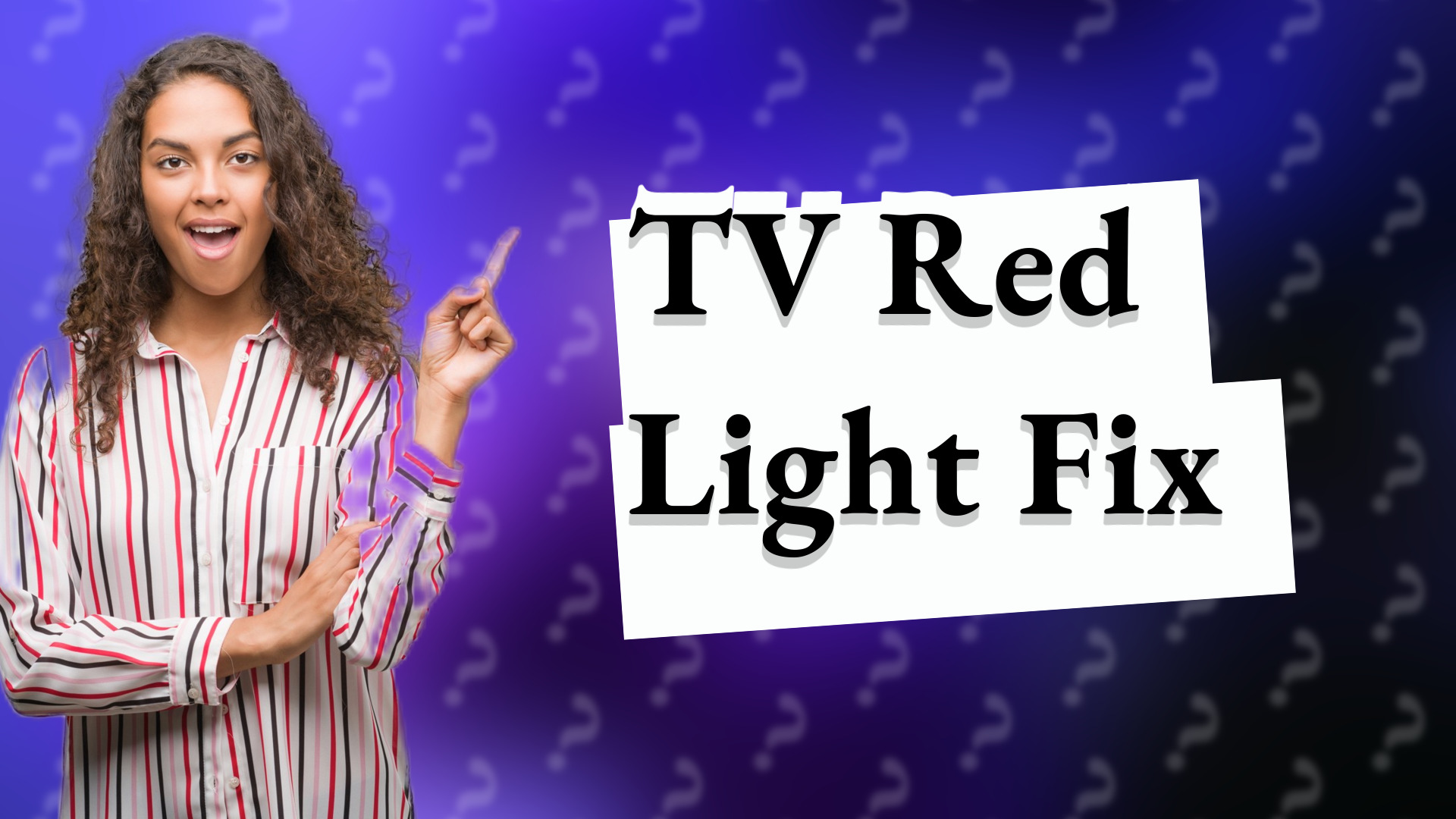 TV Red Light Fix