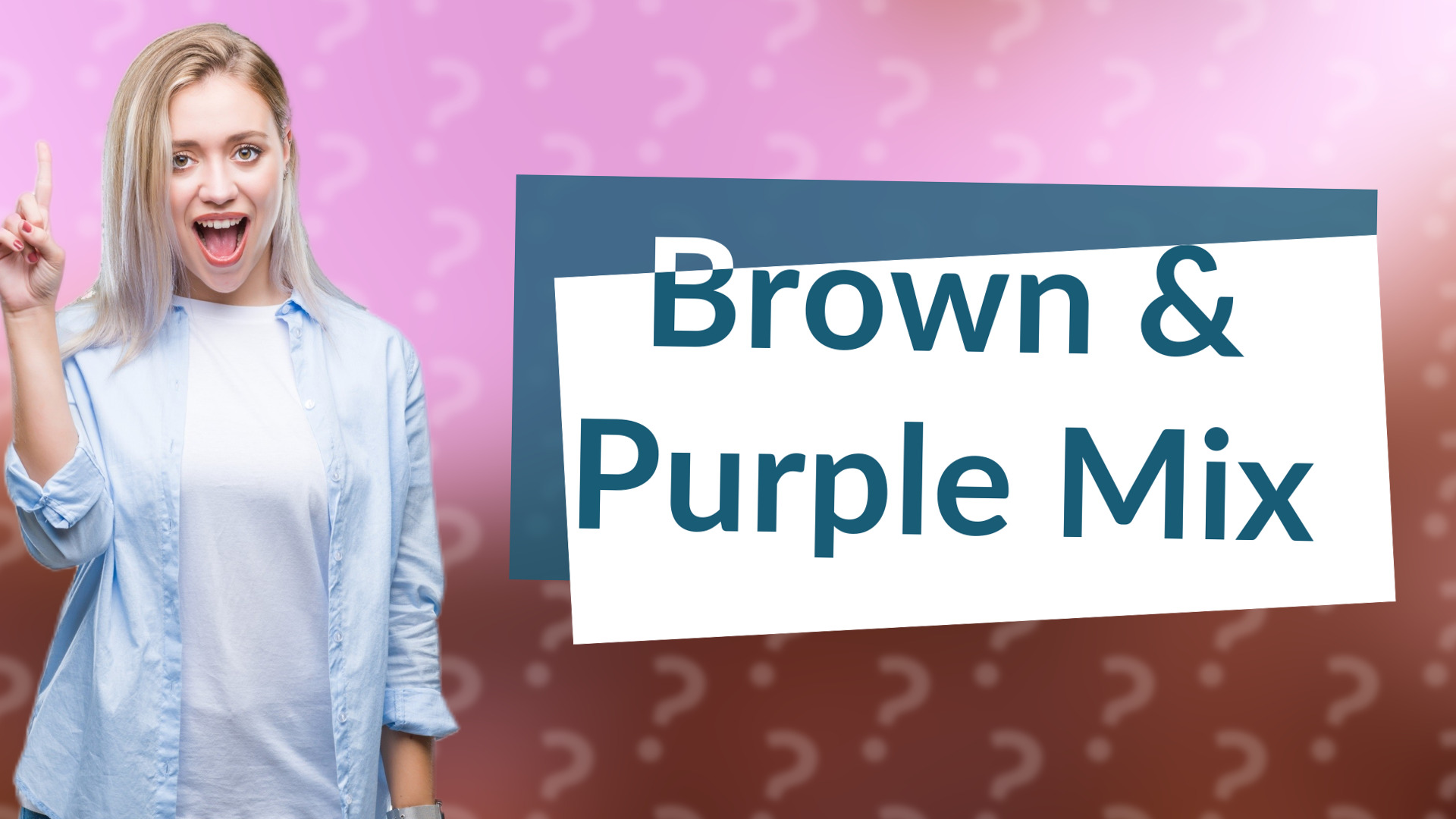 Brown & Purple Mix