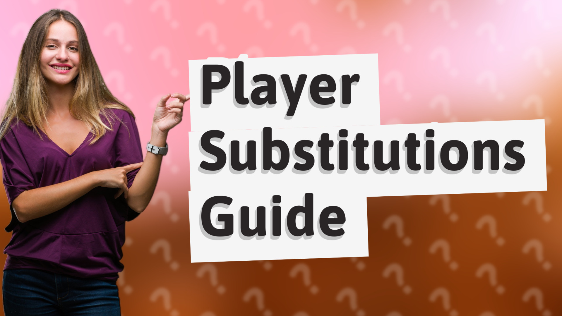 Player Substitutions Guide