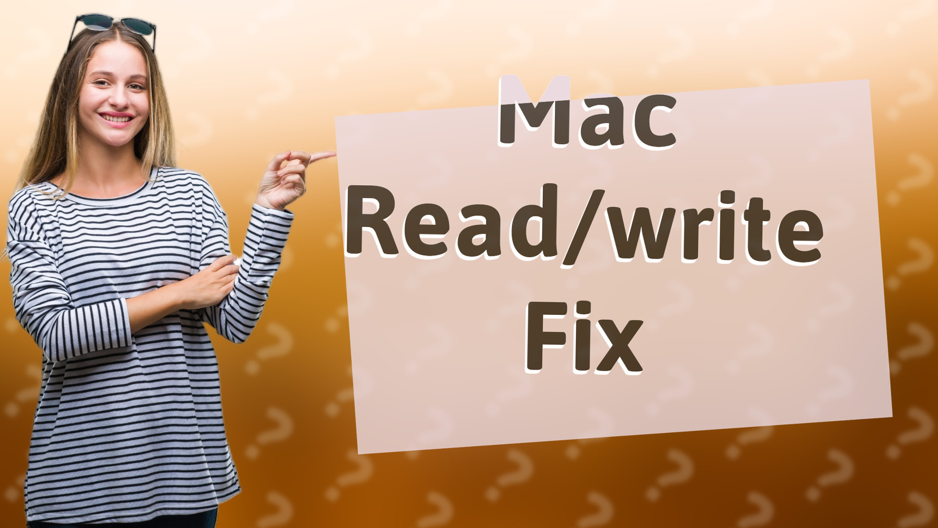 Mac Read/write Fix