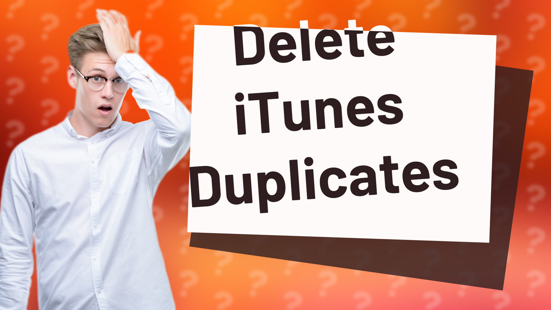 Delete iTunes Duplicates