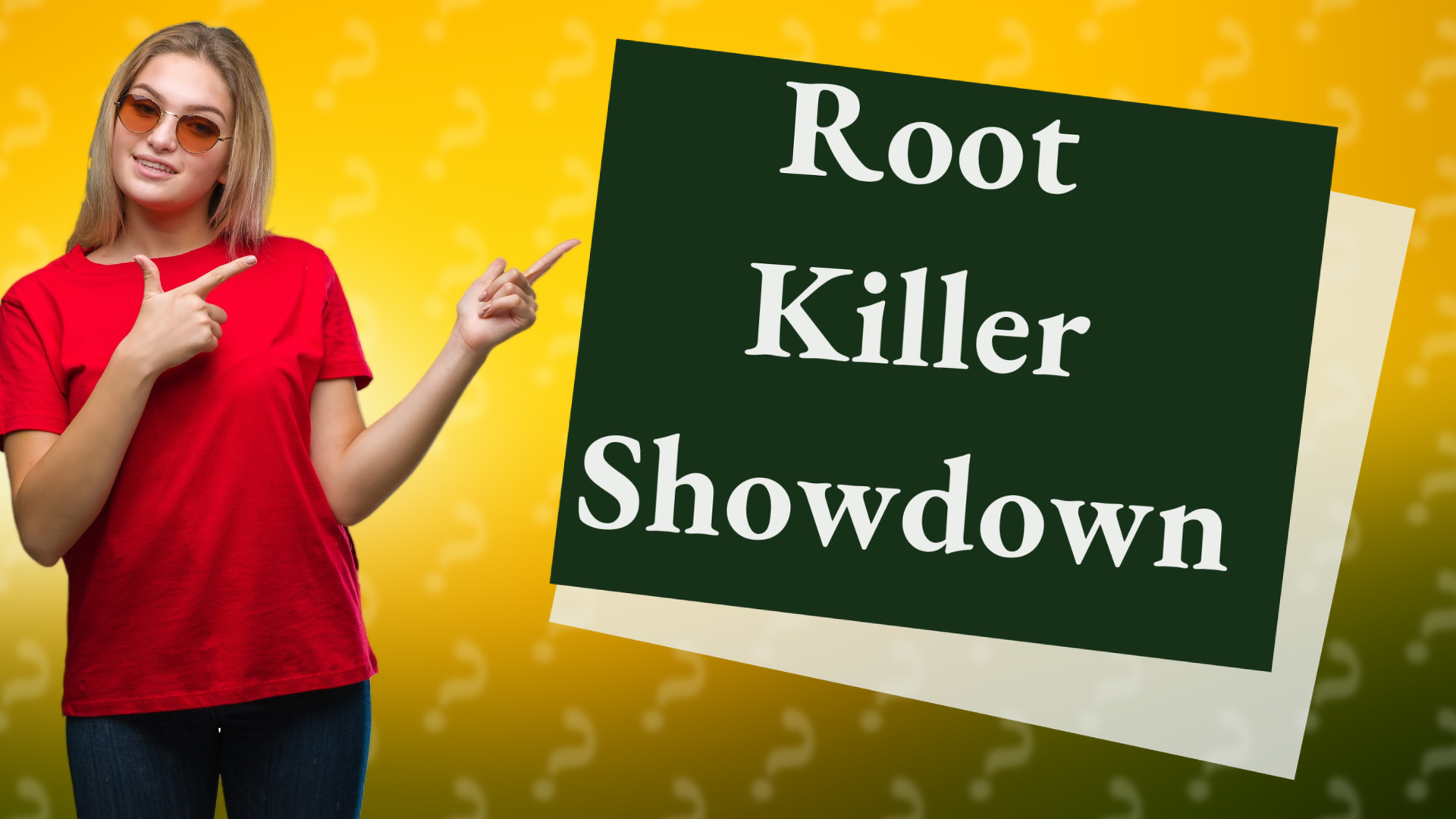 Root Killer Showdown