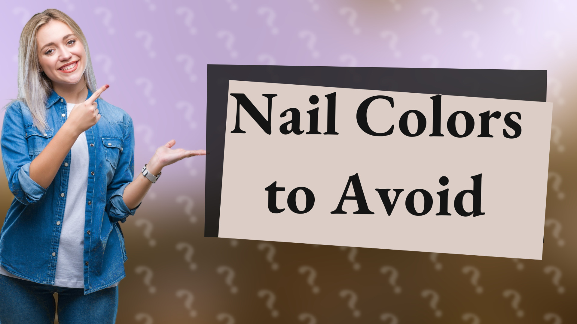 Nail Colors to Avoid
