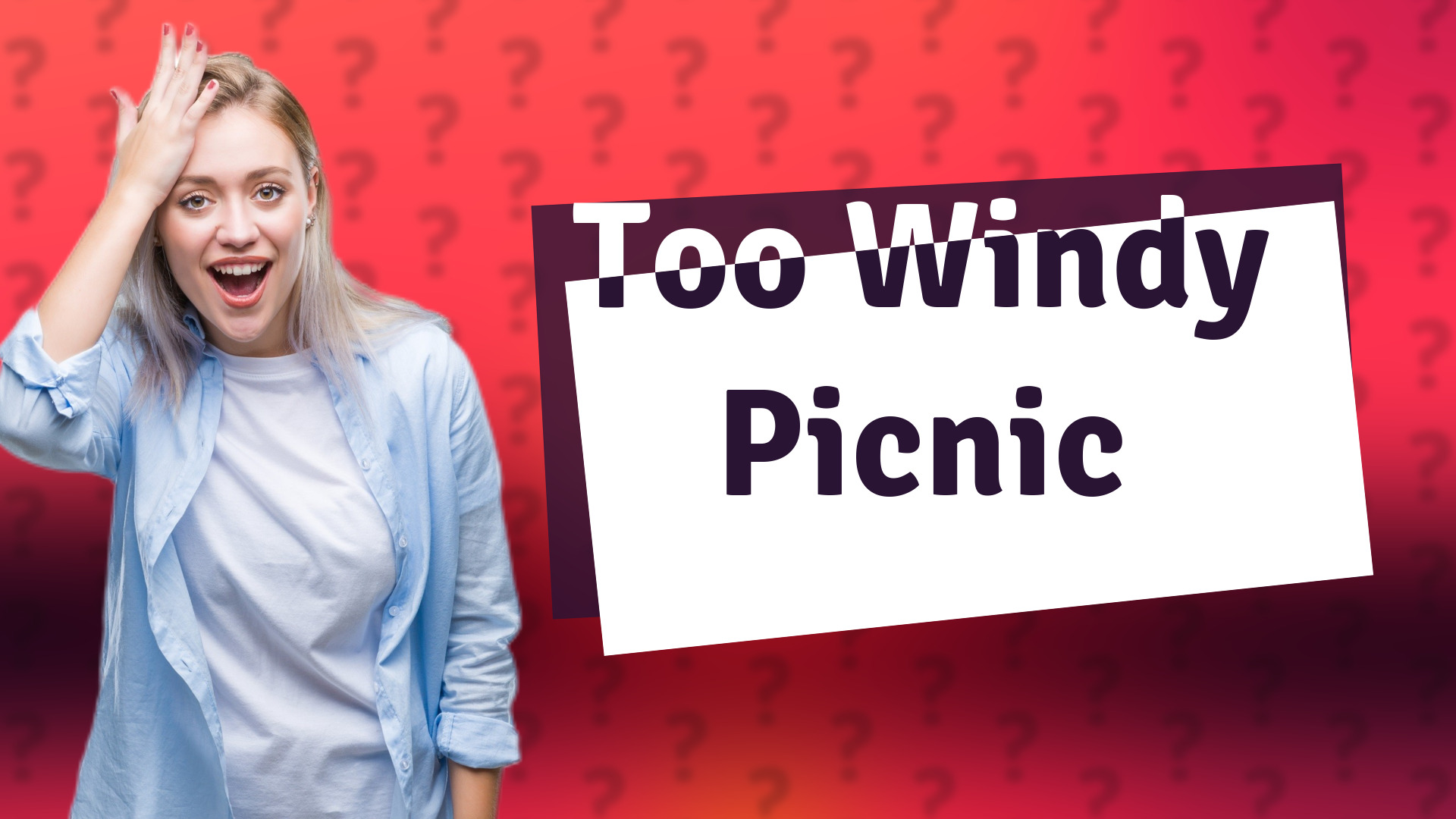 Too Windy Picnic