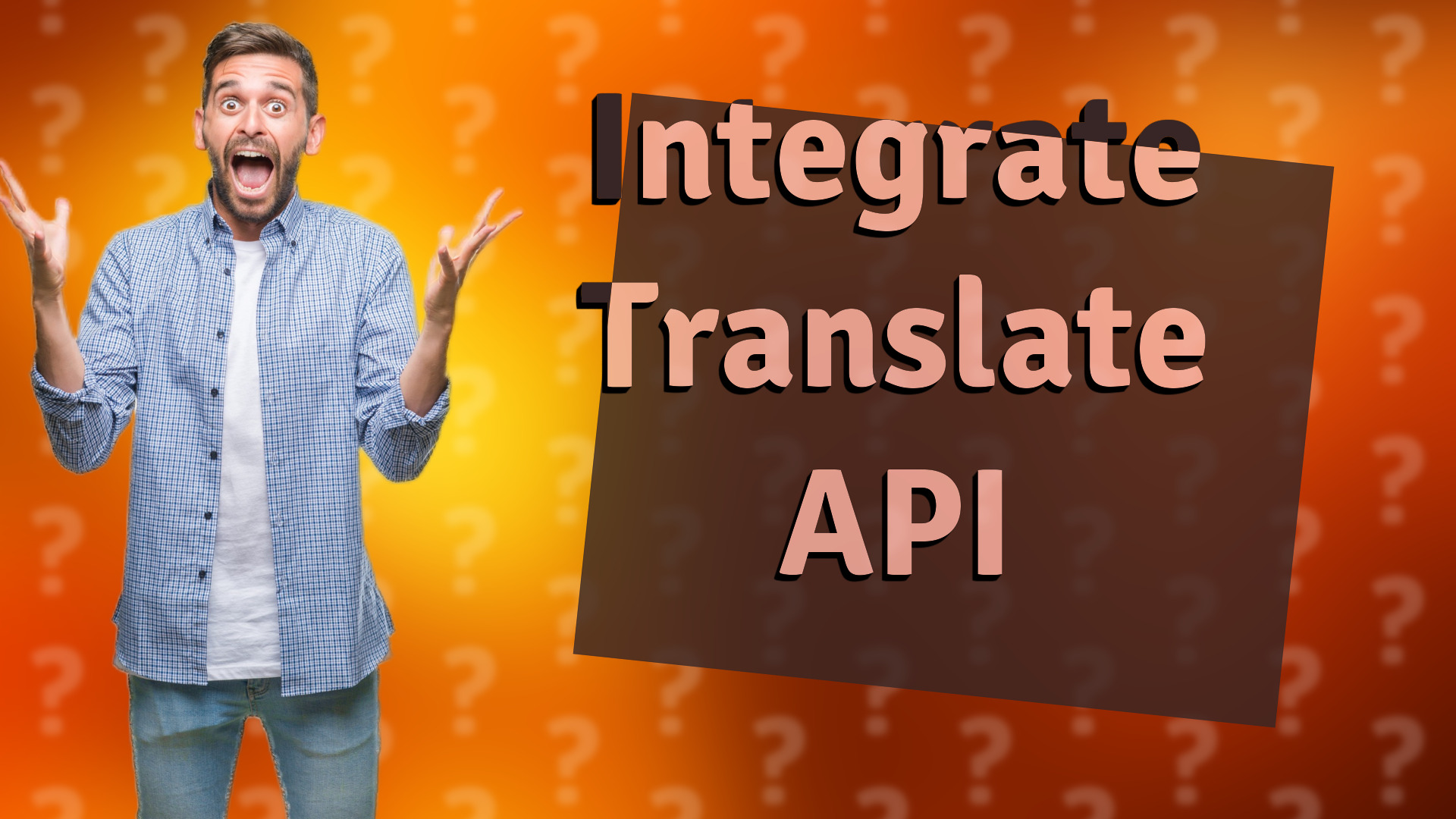 Integrate Translate API