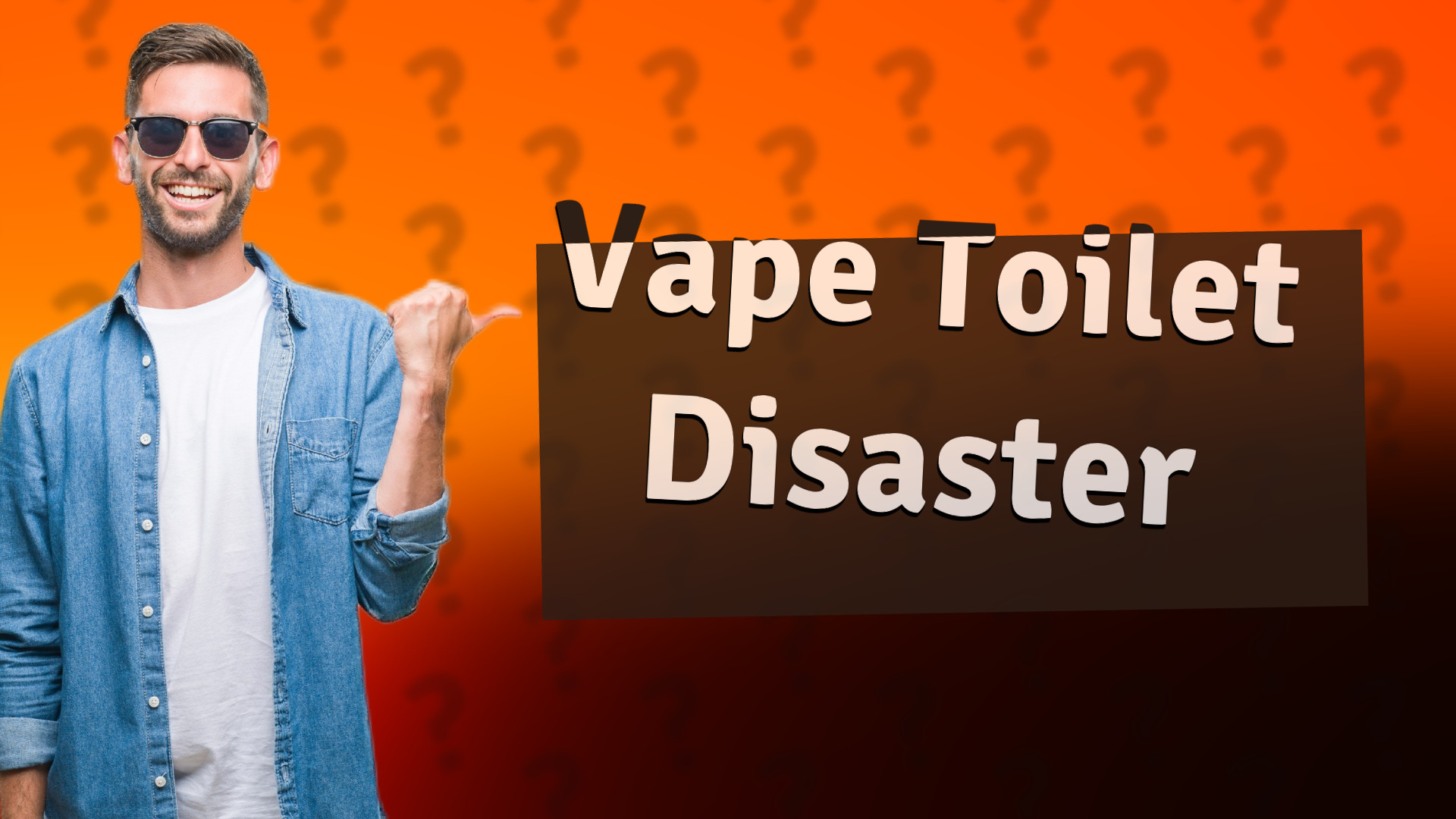 Vape Toilet Disaster