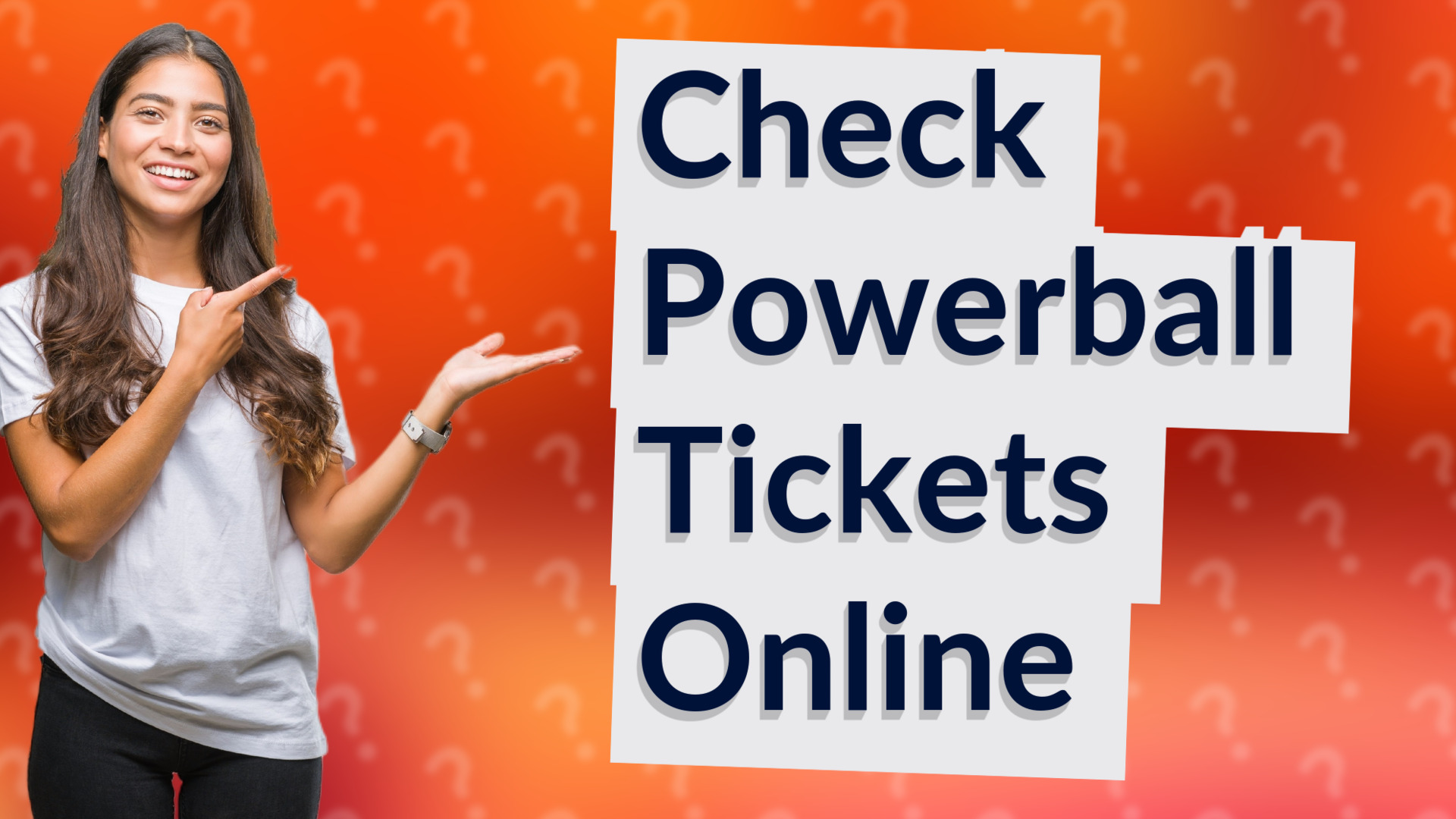 Check Powerball Tickets Online
