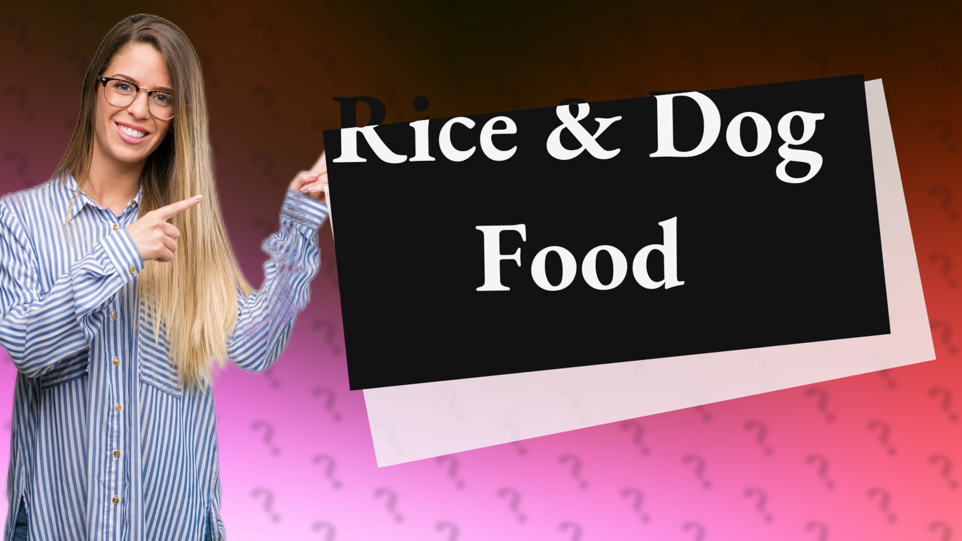 Rice & Dog Food