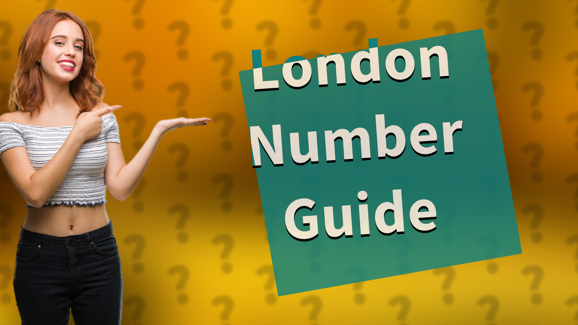 London Number Guide