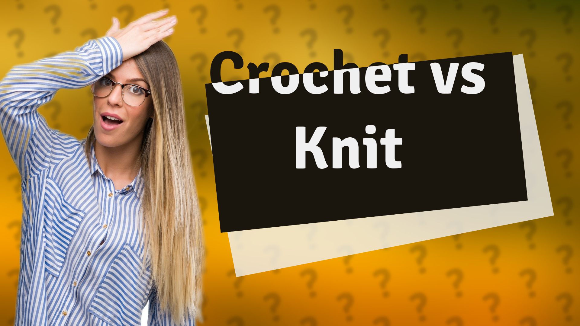 Crochet vs Knit