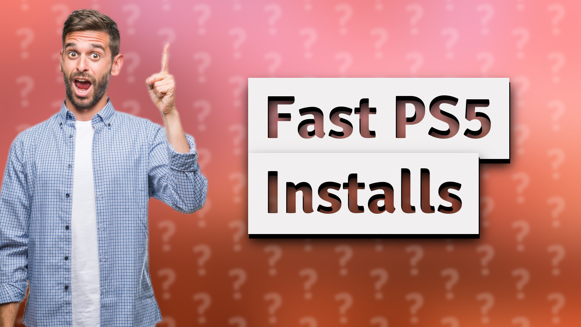 Fast PS5 Installs