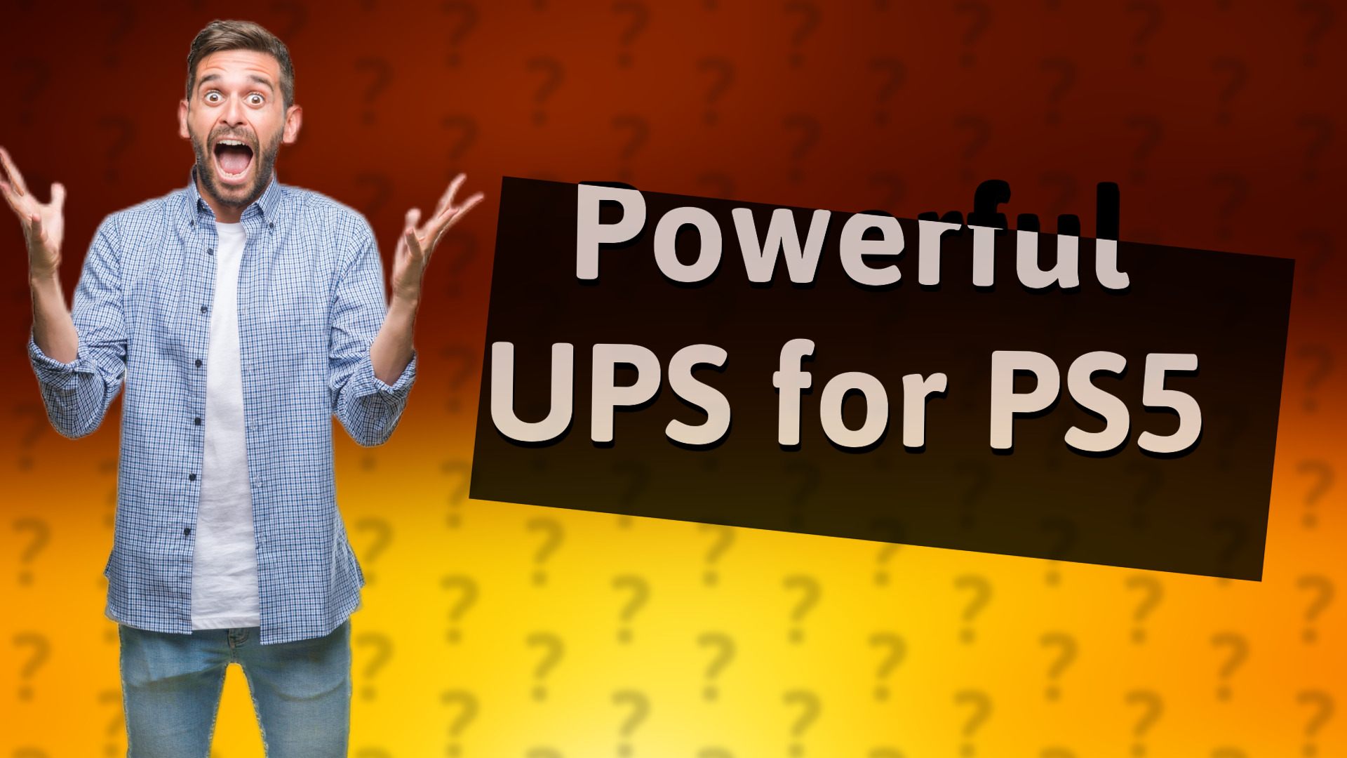 Powerful UPS for PS5