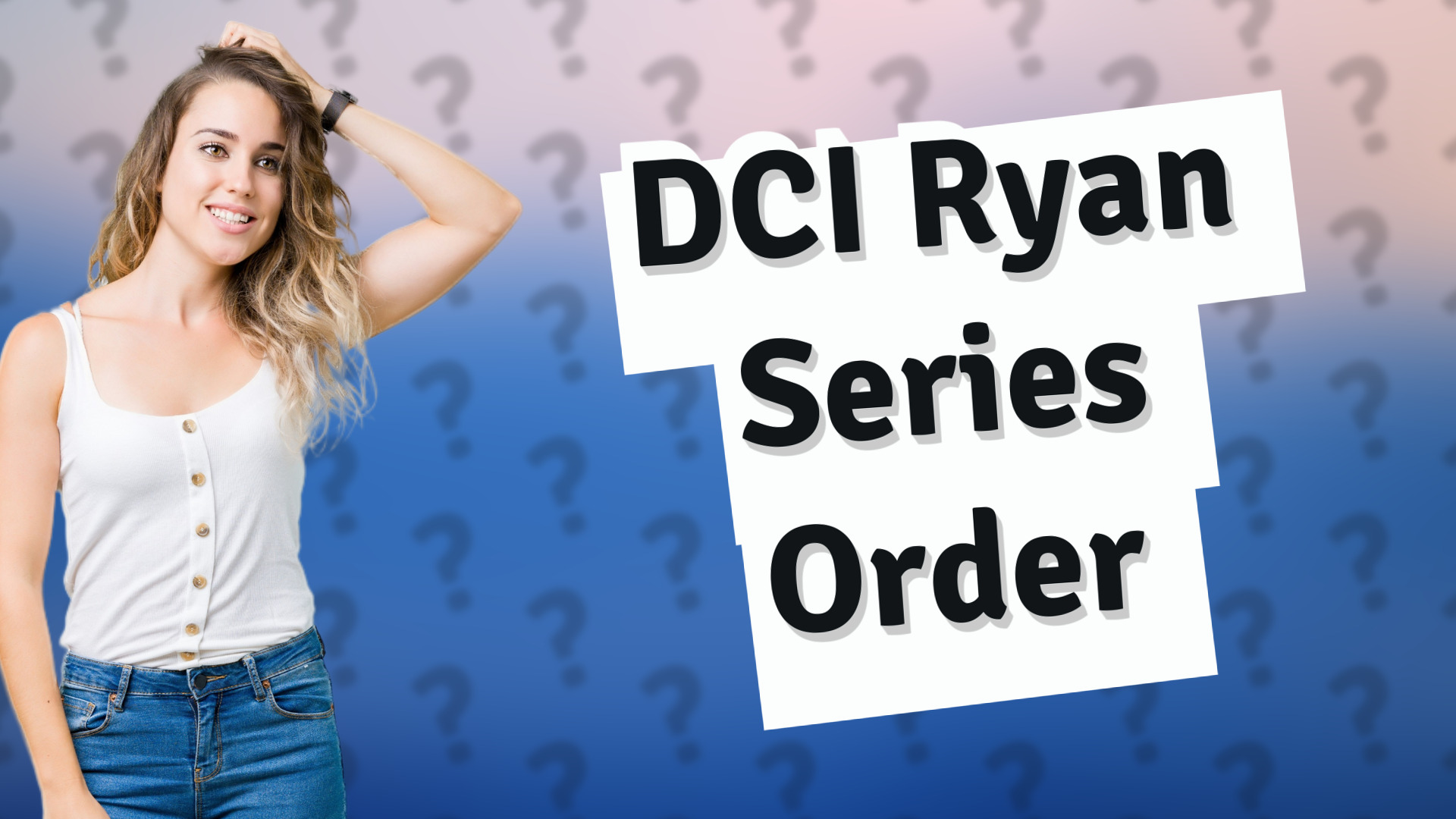 DCI Ryan Series Order