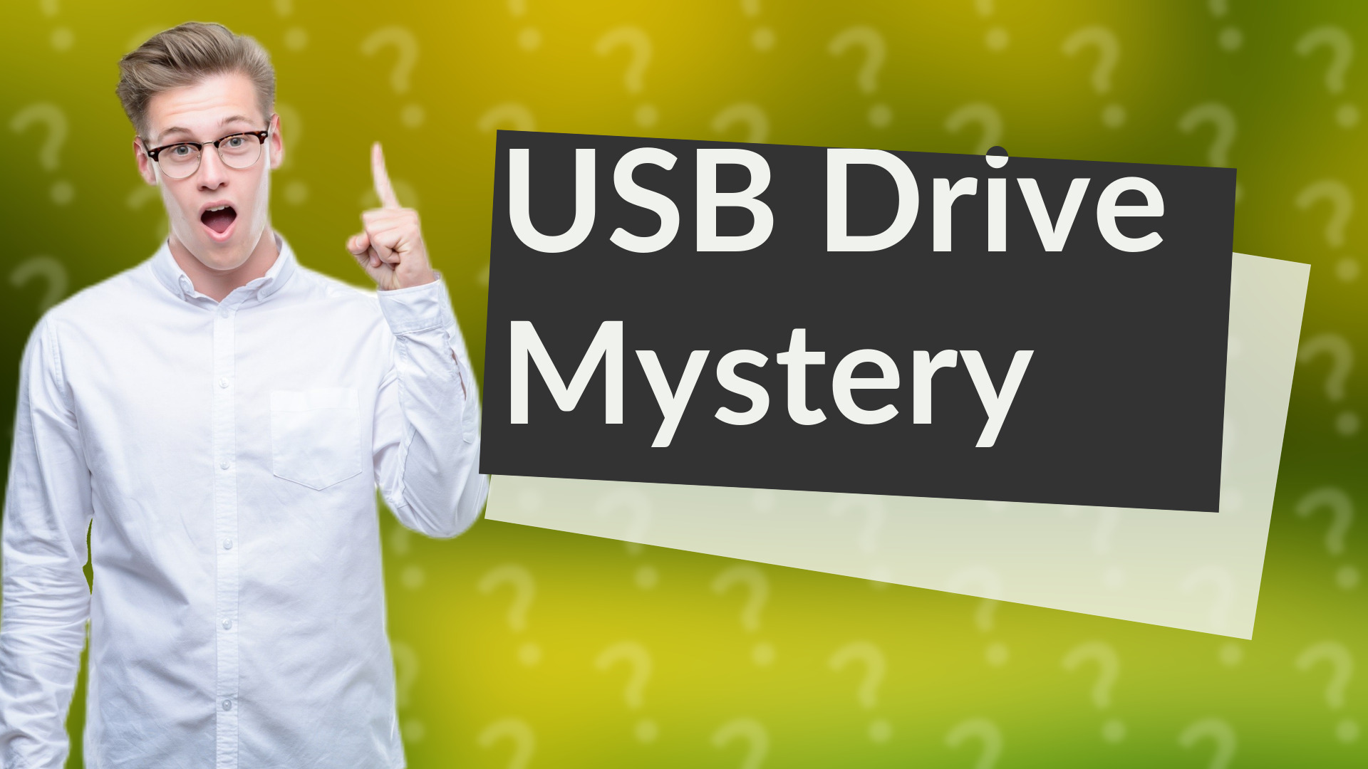 USB Drive Mystery