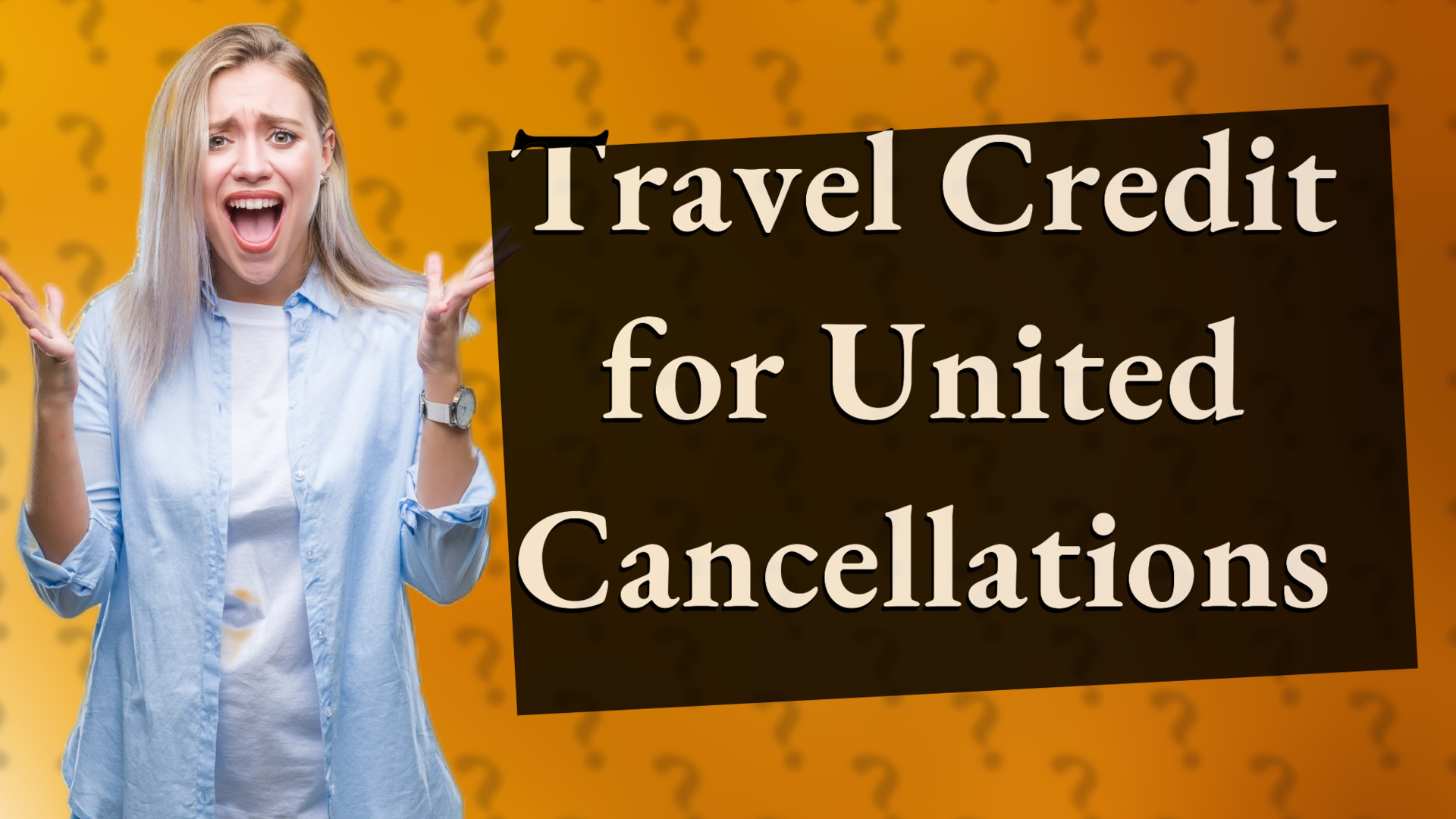 Travel Credit for United Cancellations