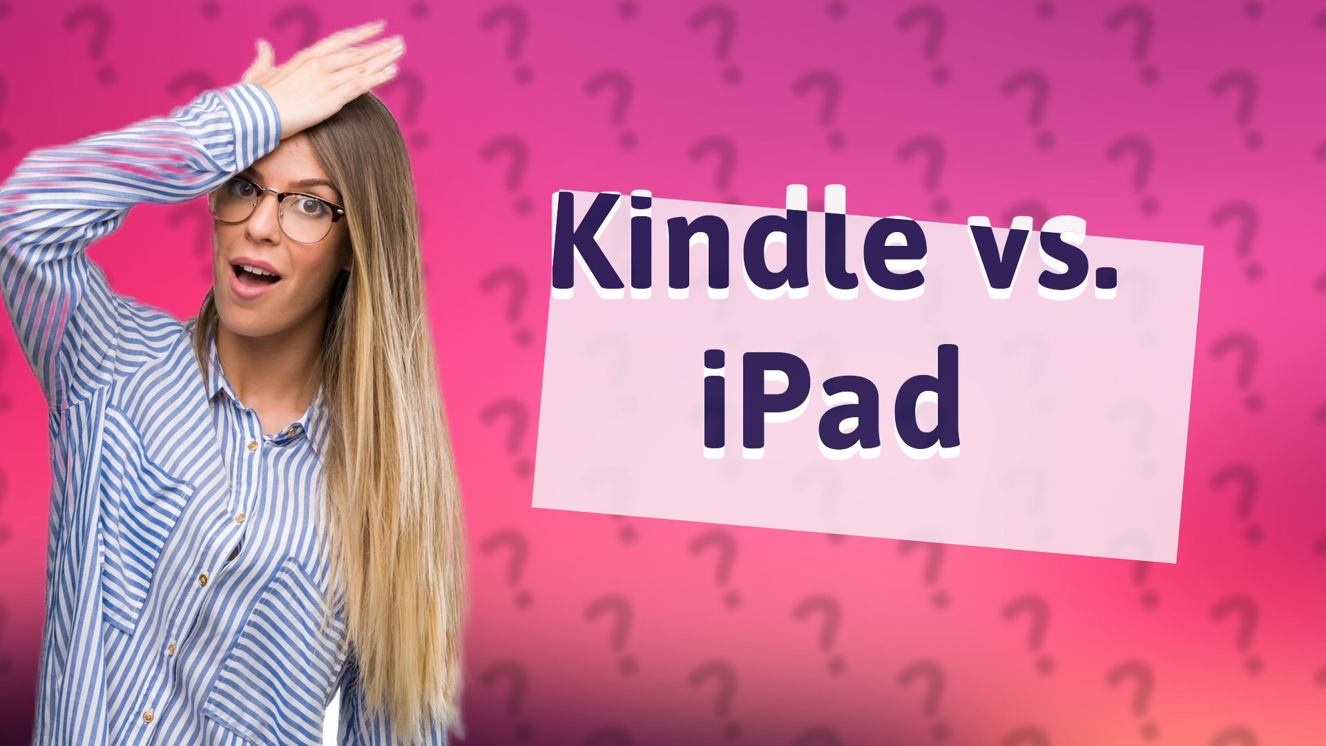 Kindle vs. iPad